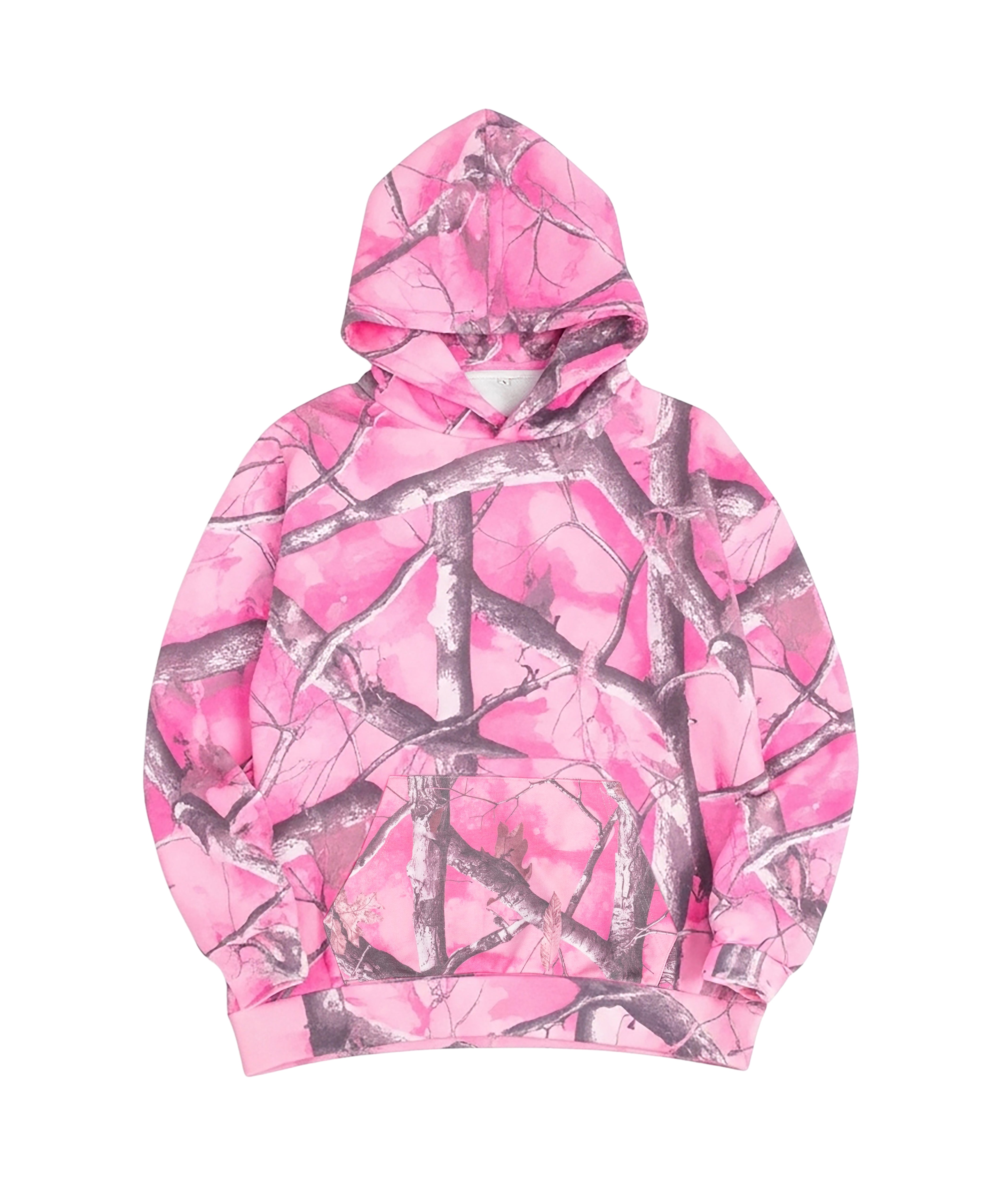 PINK CAMO HOODIE