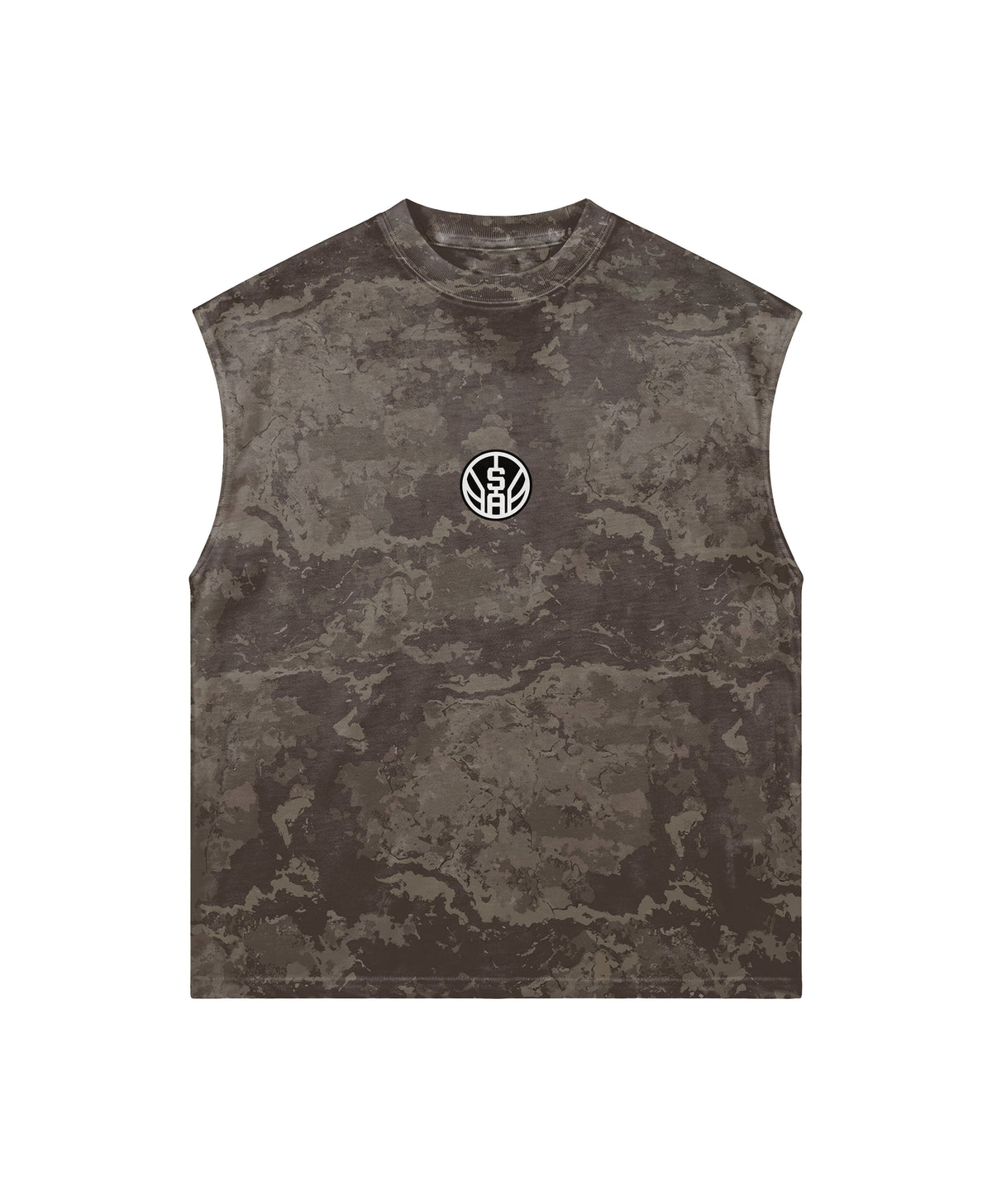 SAN ANTONIO TAUPE CAMO MUSCLE TEE