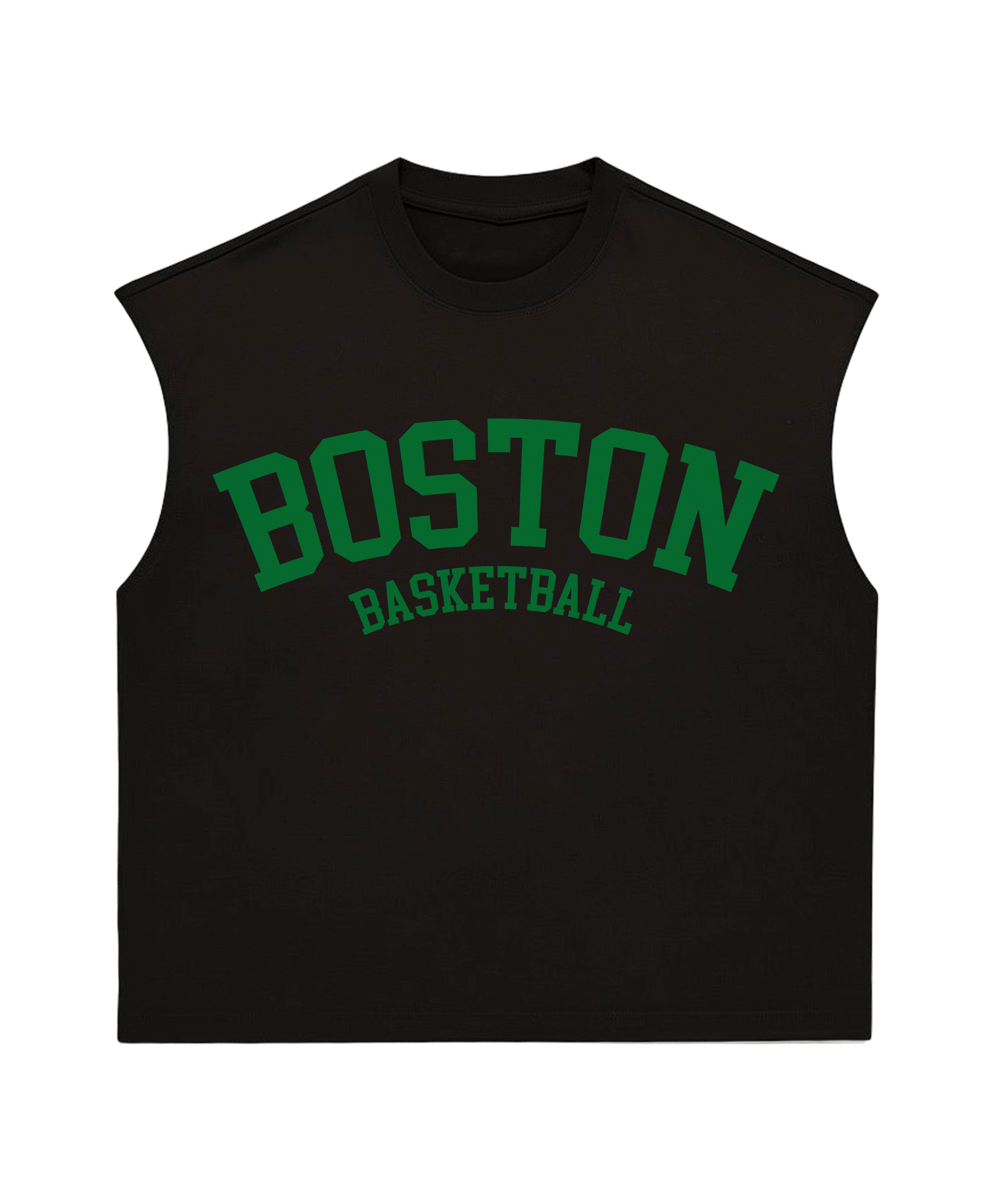 BOSTON BASKETBALL MUSCLE TEE