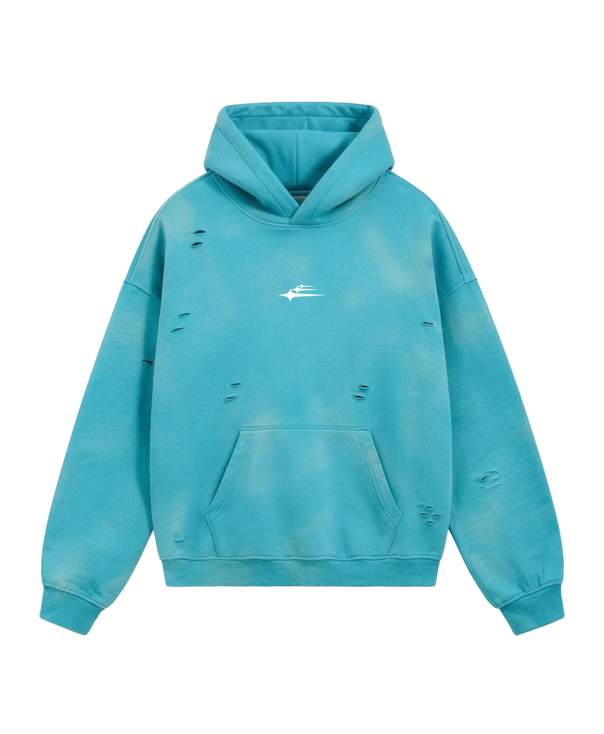 ATHENTIQ DISTRESSED HEAVYWEIGHT HOODIE