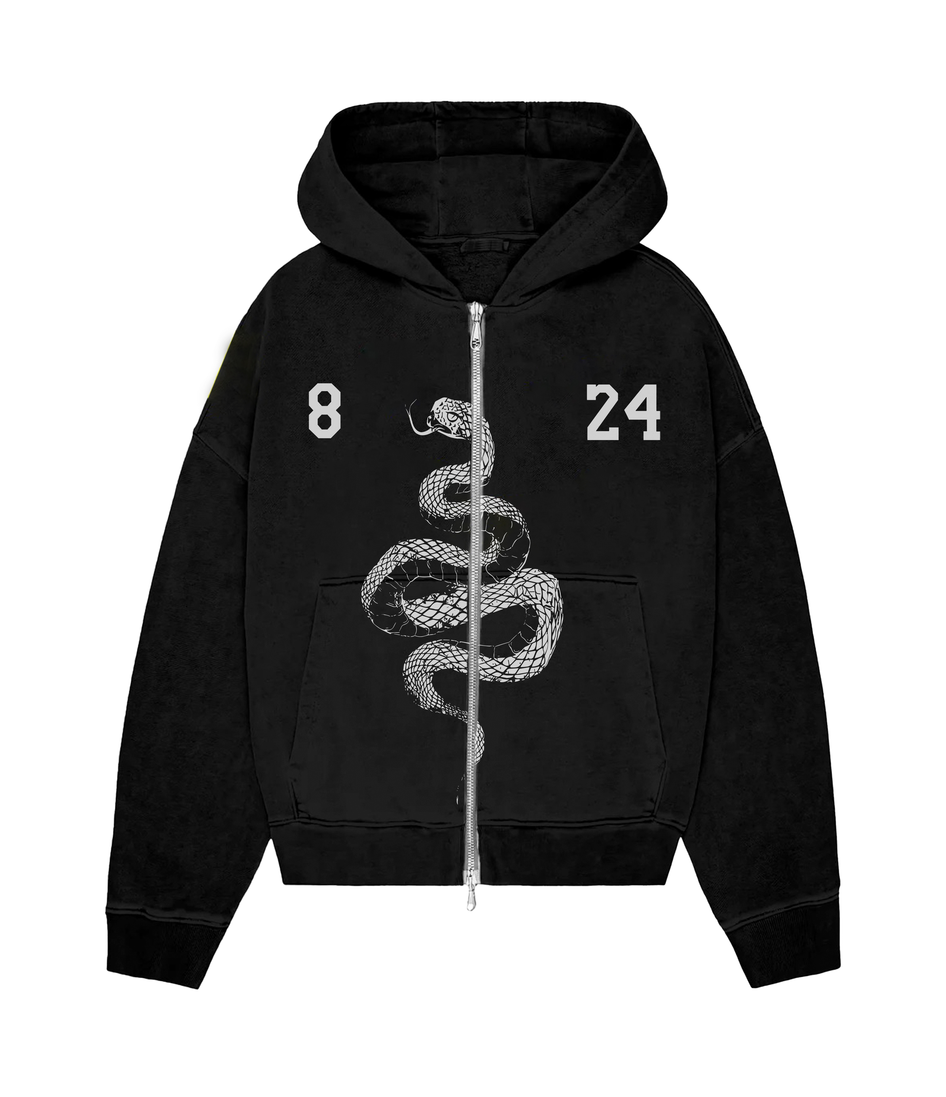 BLACK MAMBA ZIP HOODIE