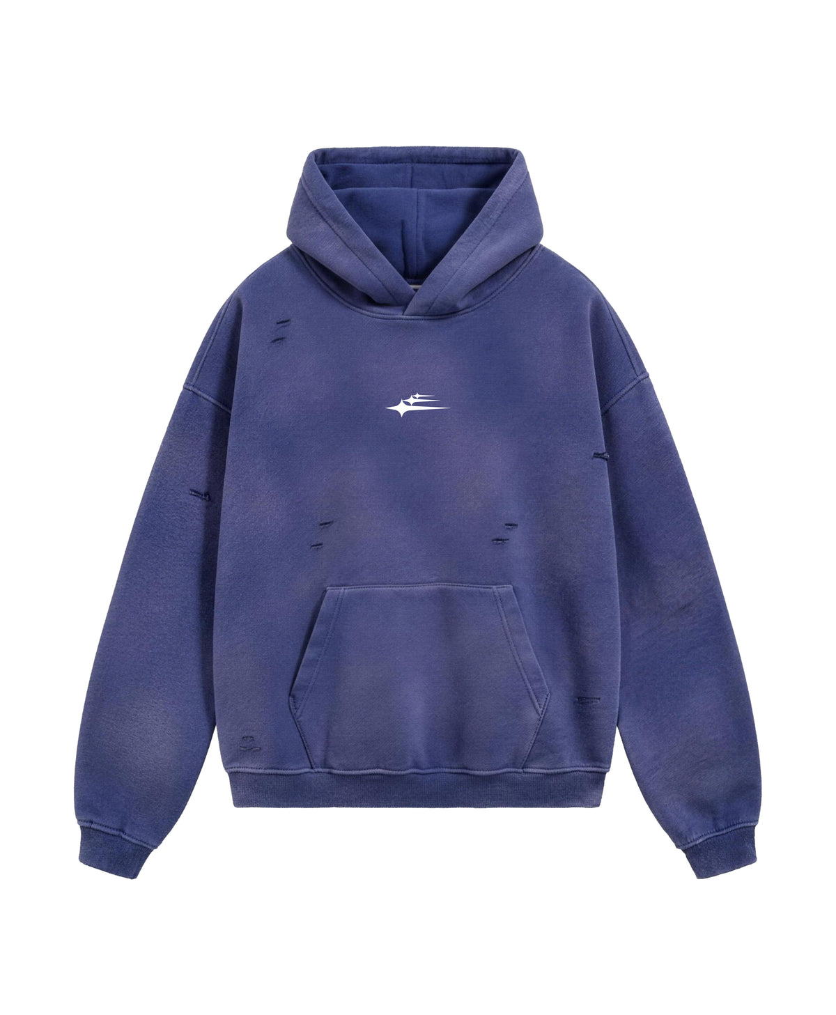ATHENTIQ DISTRESSED HEAVYWEIGHT HOODIE