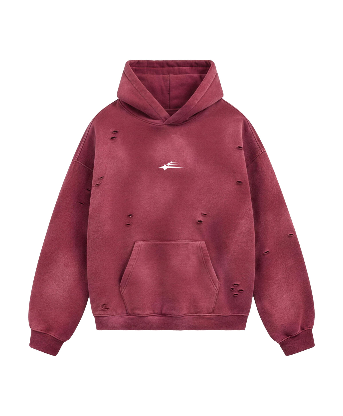 ATHENTIQ DISTRESSED HEAVYWEIGHT HOODIE