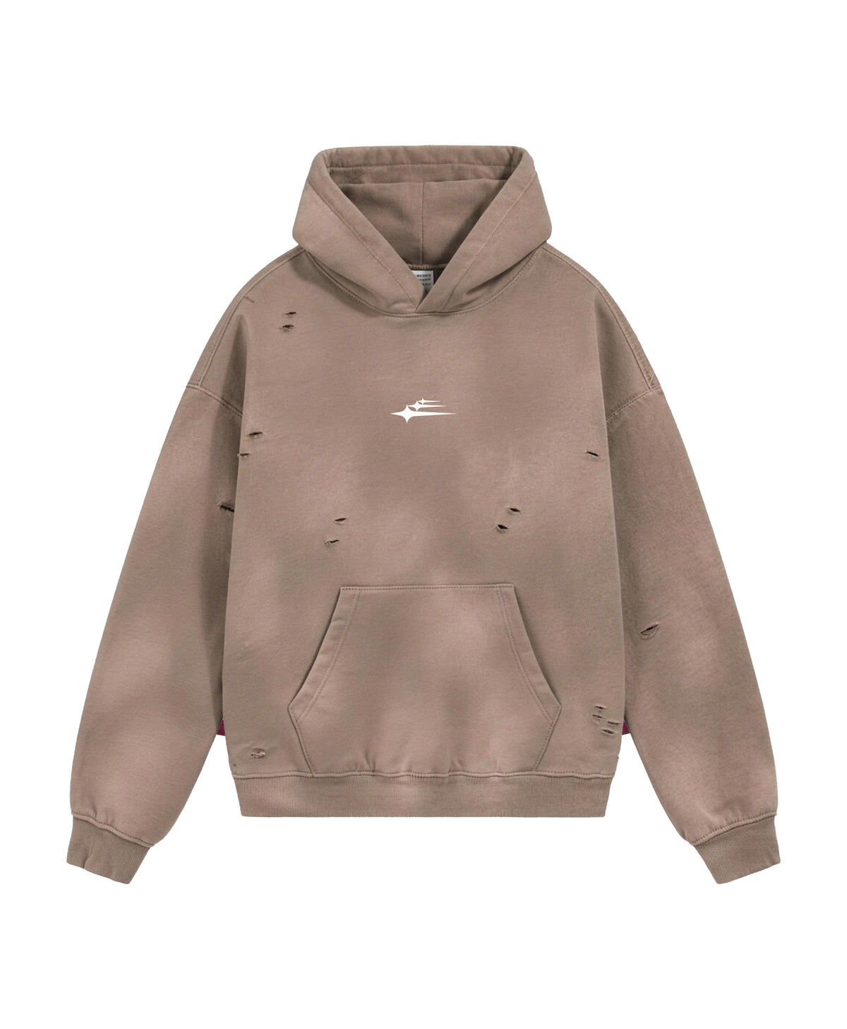 ATHENTIQ DISTRESSED HEAVYWEIGHT HOODIE