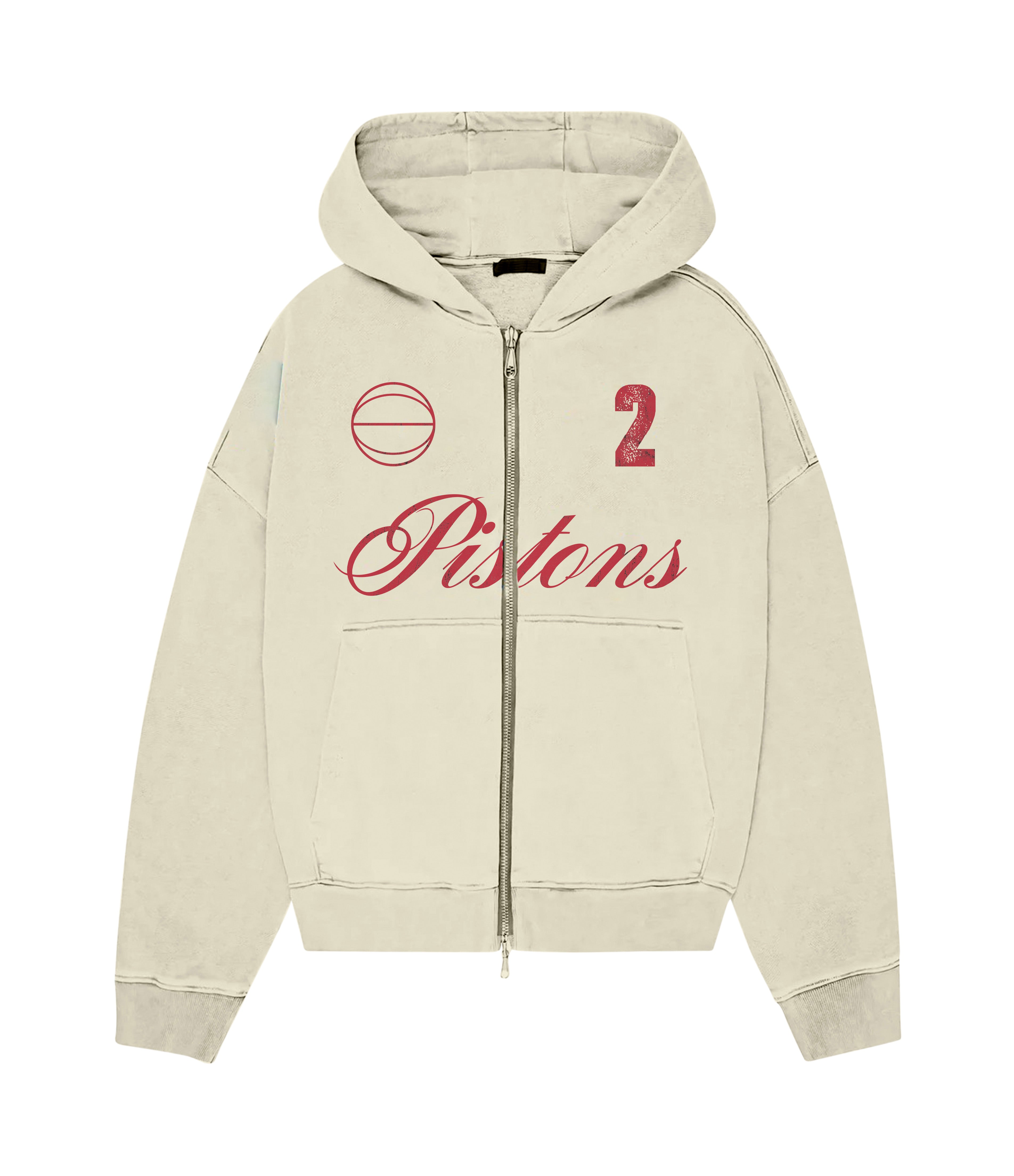 PISTONS ZIP HOODIE