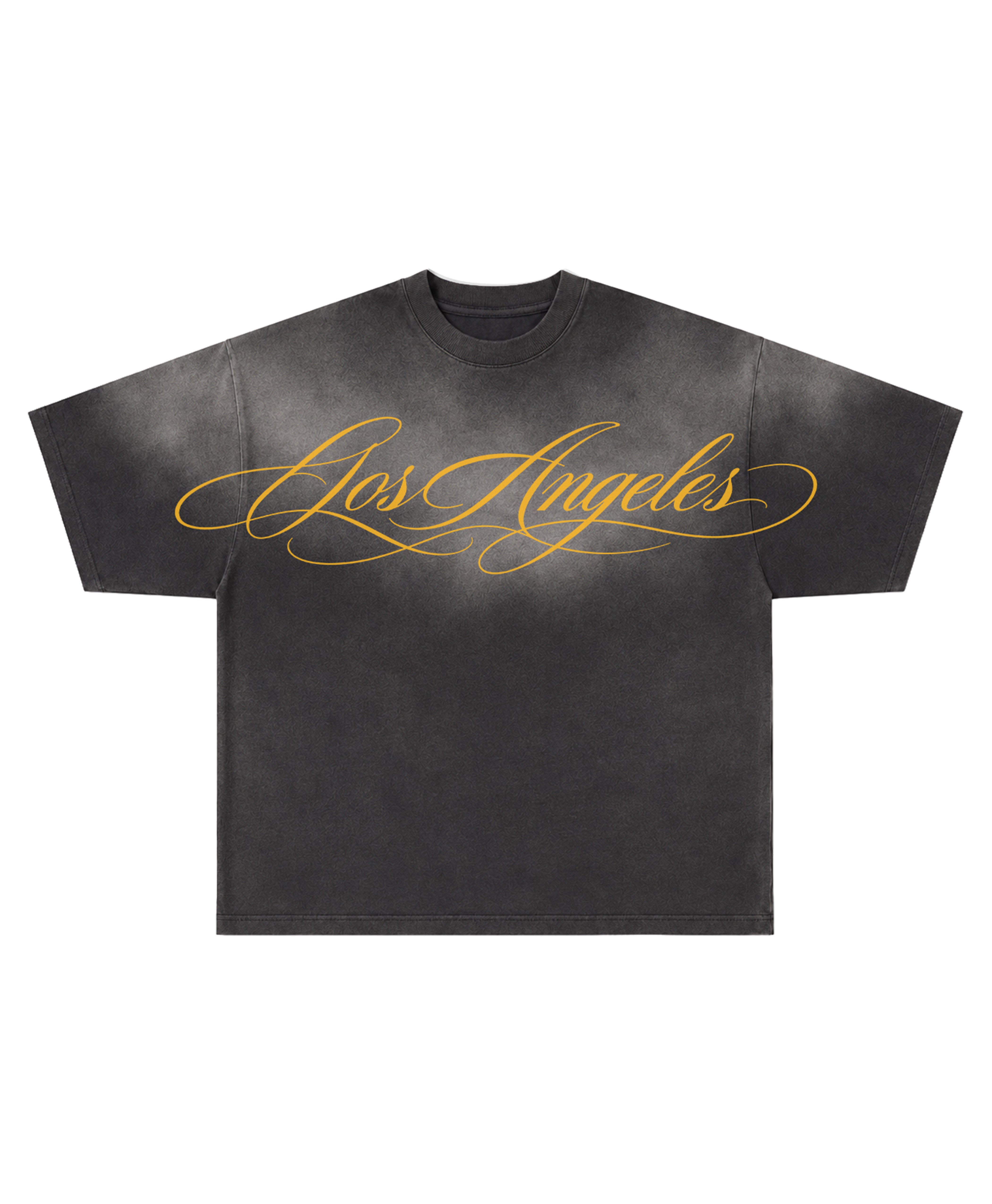 LOS ANGELES MANUSCRIPT FADED TEE
