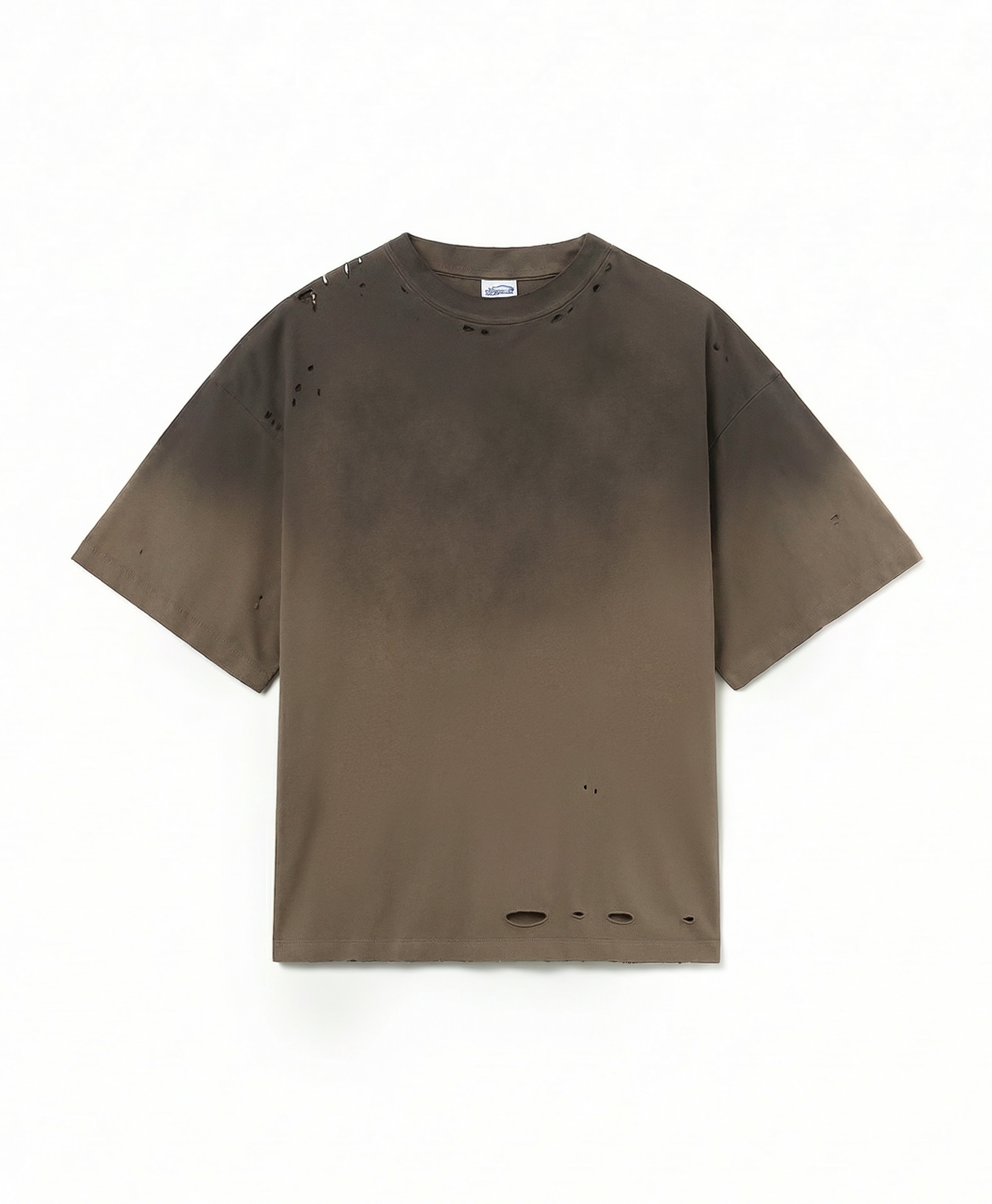 ATHENTIQ WASHED RIPPED TEE