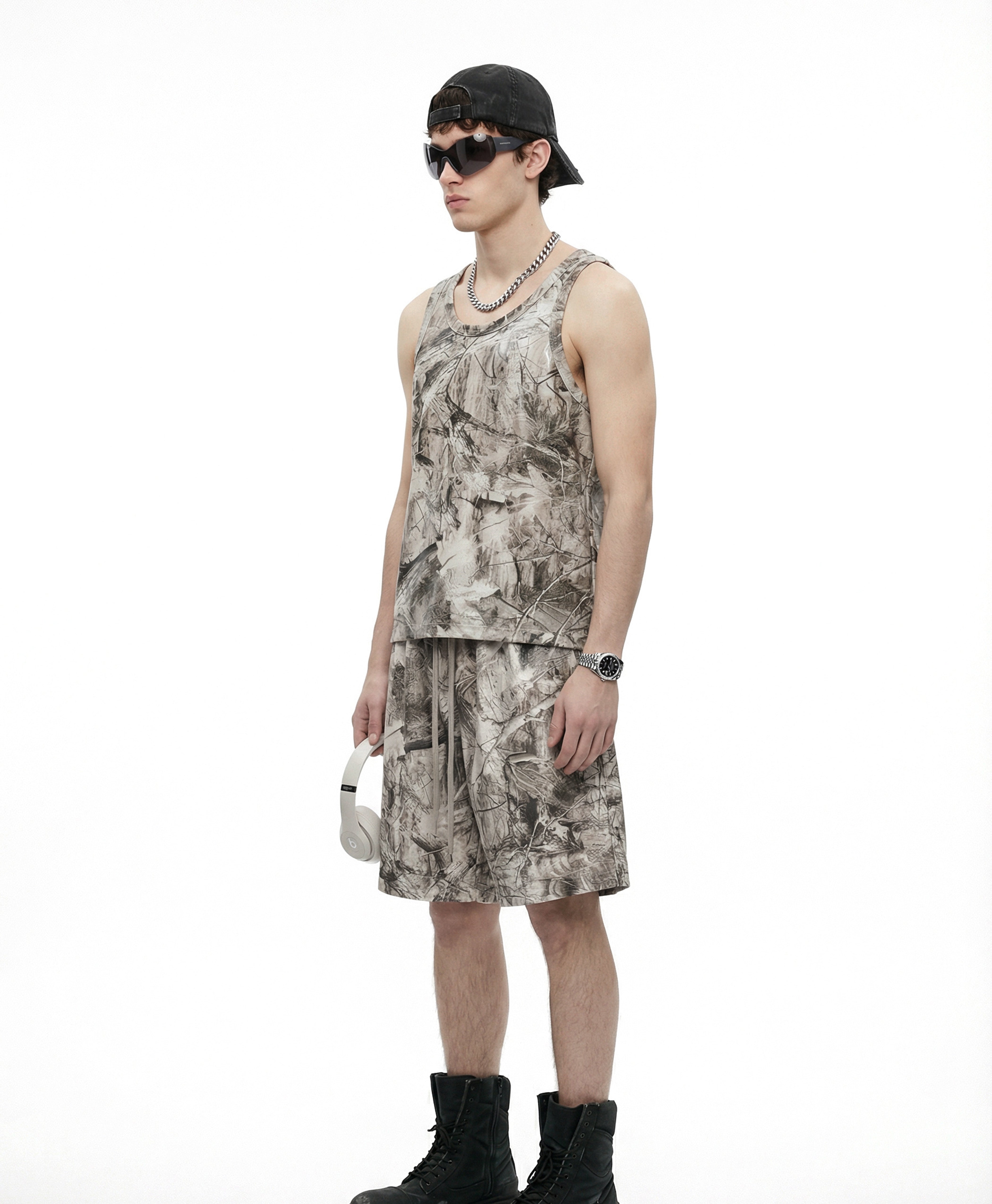 FROST CAMO RIBBED TANK