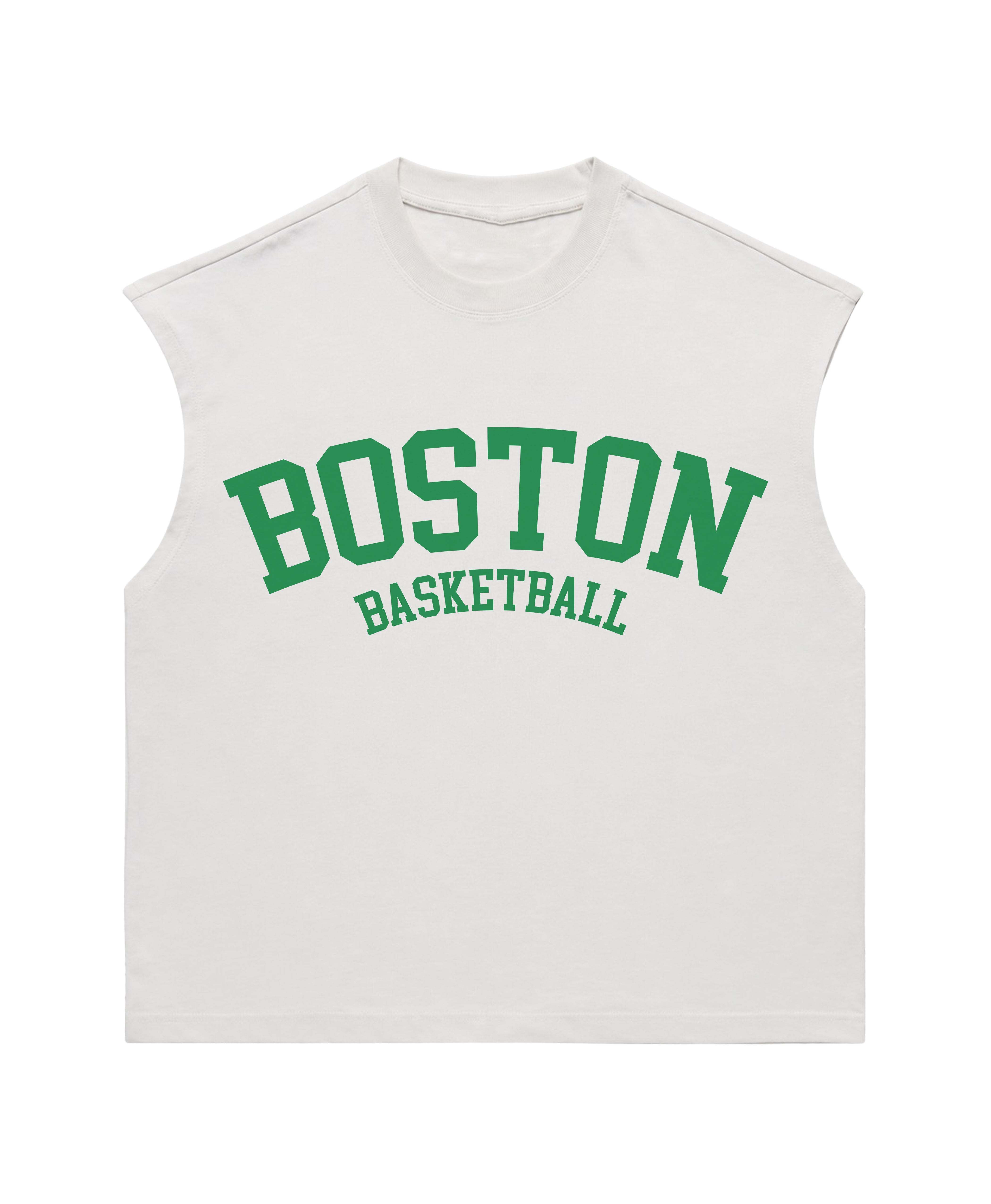 BOSTON BASKETBALL MUSCLE TEE