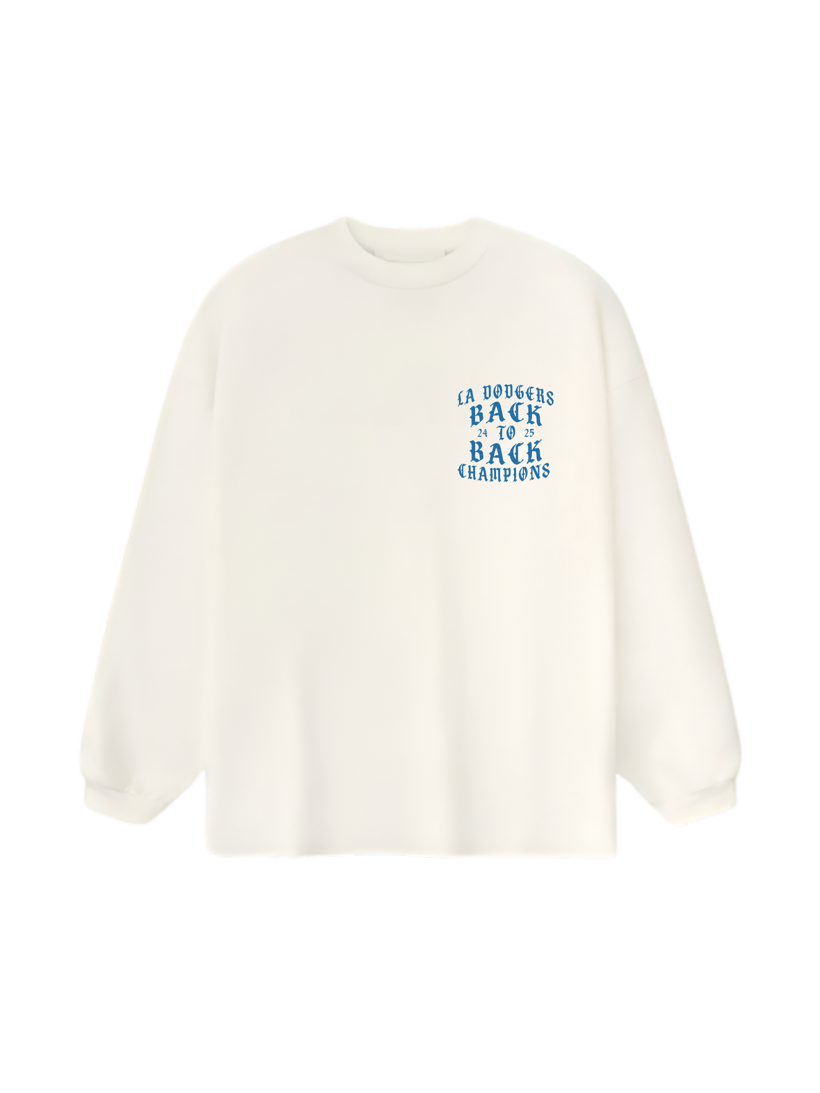 DODGERS BACK2BACK LONGE SLEEVE TEE
