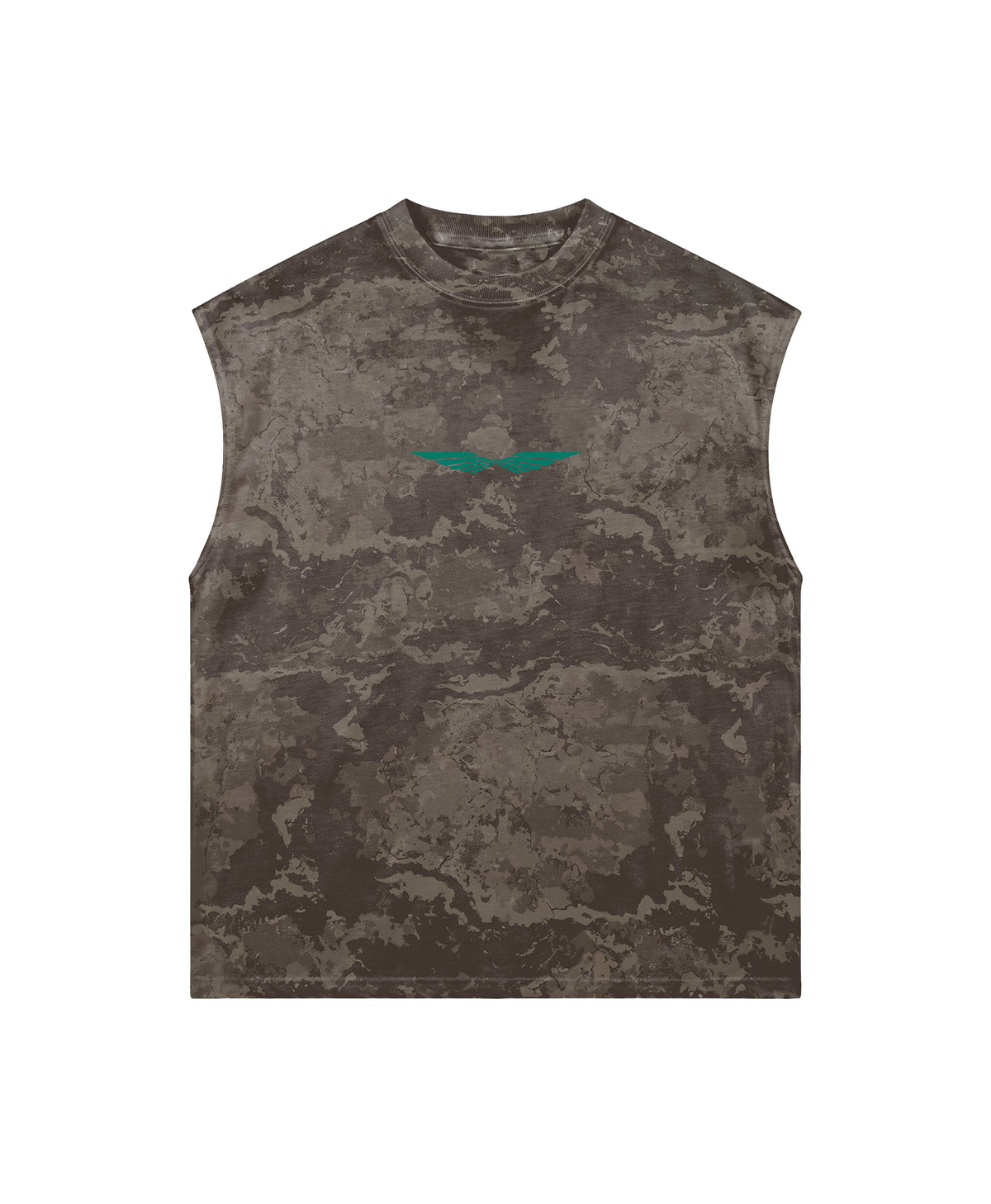 ASTON TAUPE CAMO MUSCLE TEE