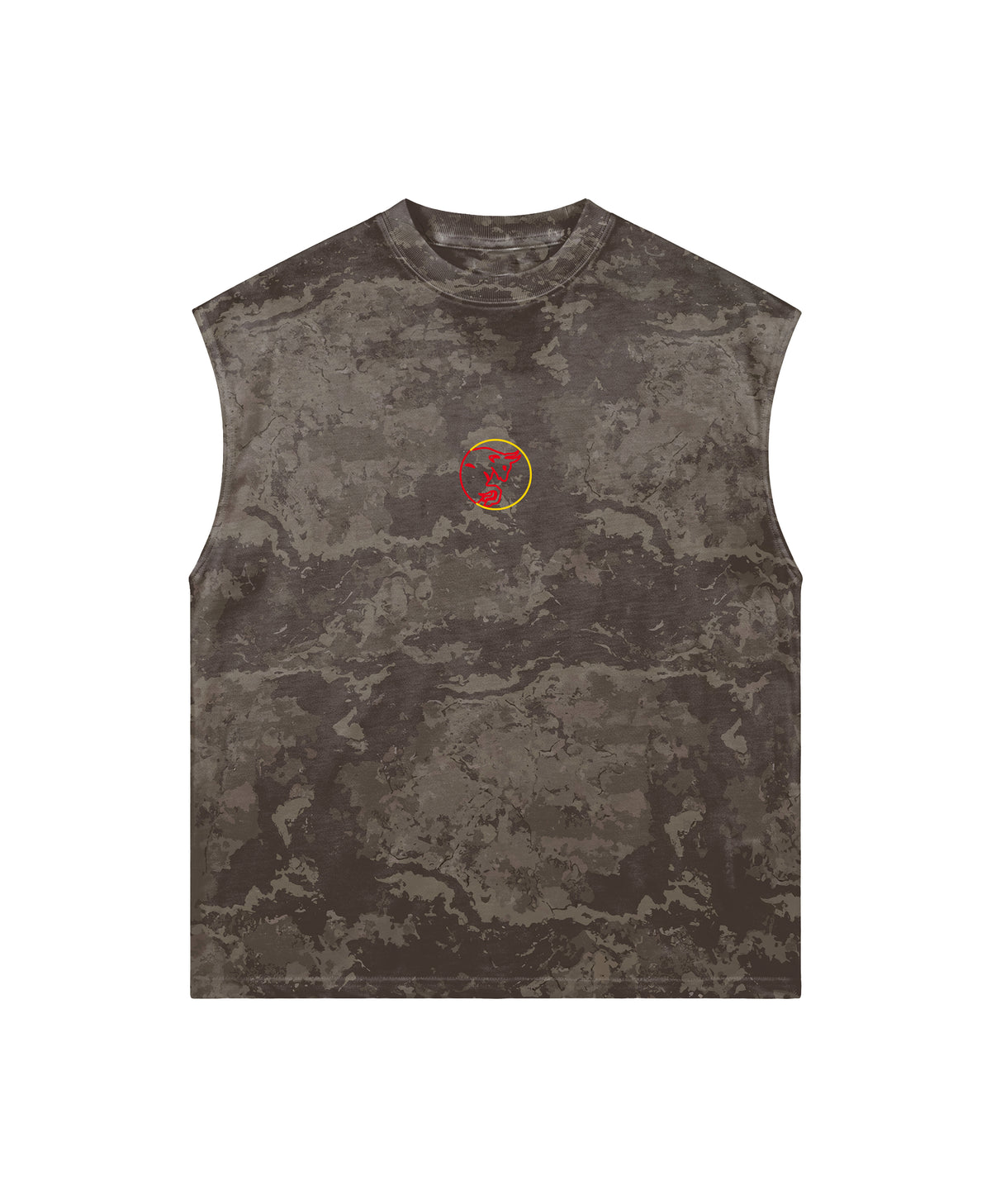 RB TAUPE CAMO MUSCLE TEE