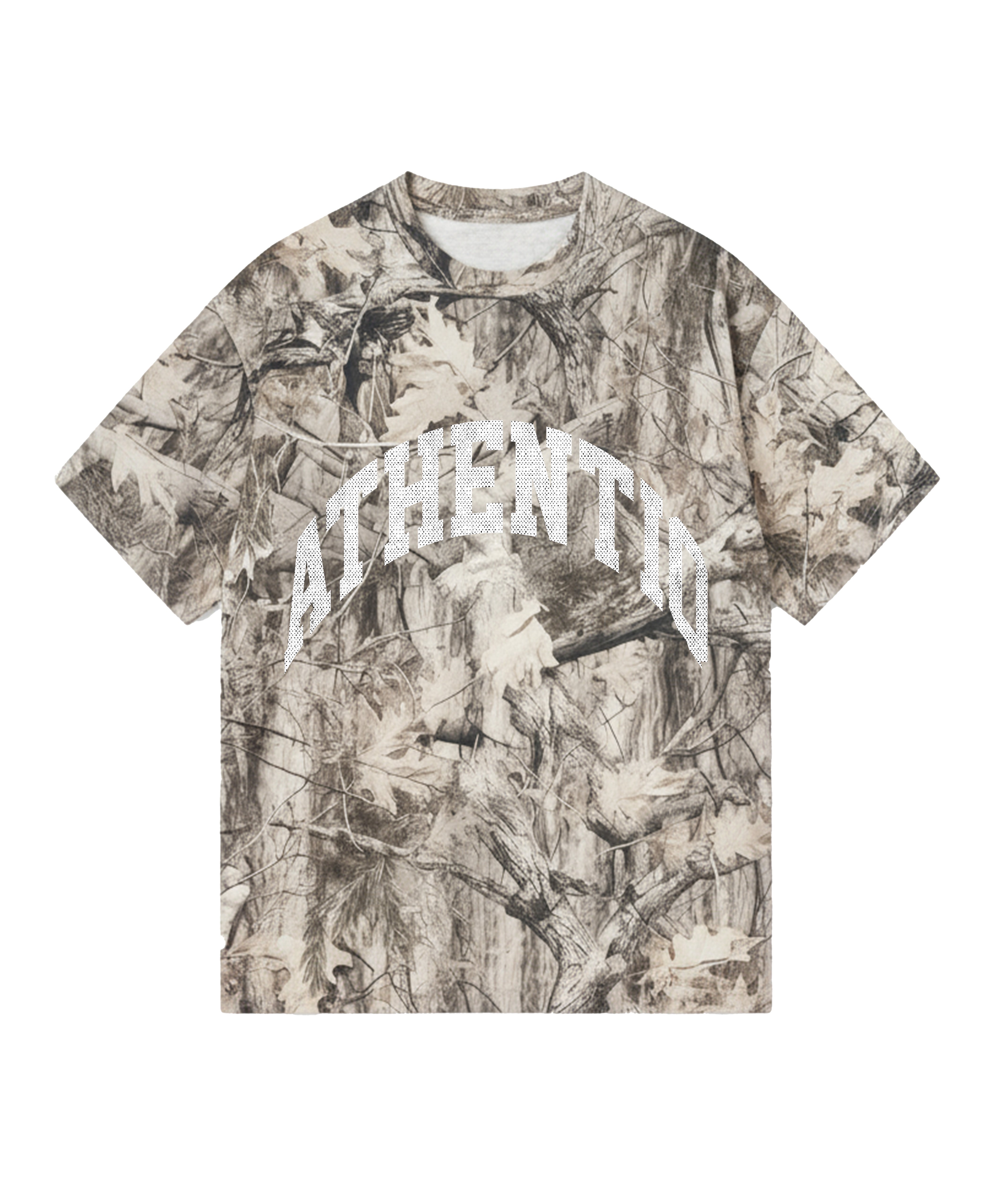 ATHENTIQ FROST CAMO LOGO TEE