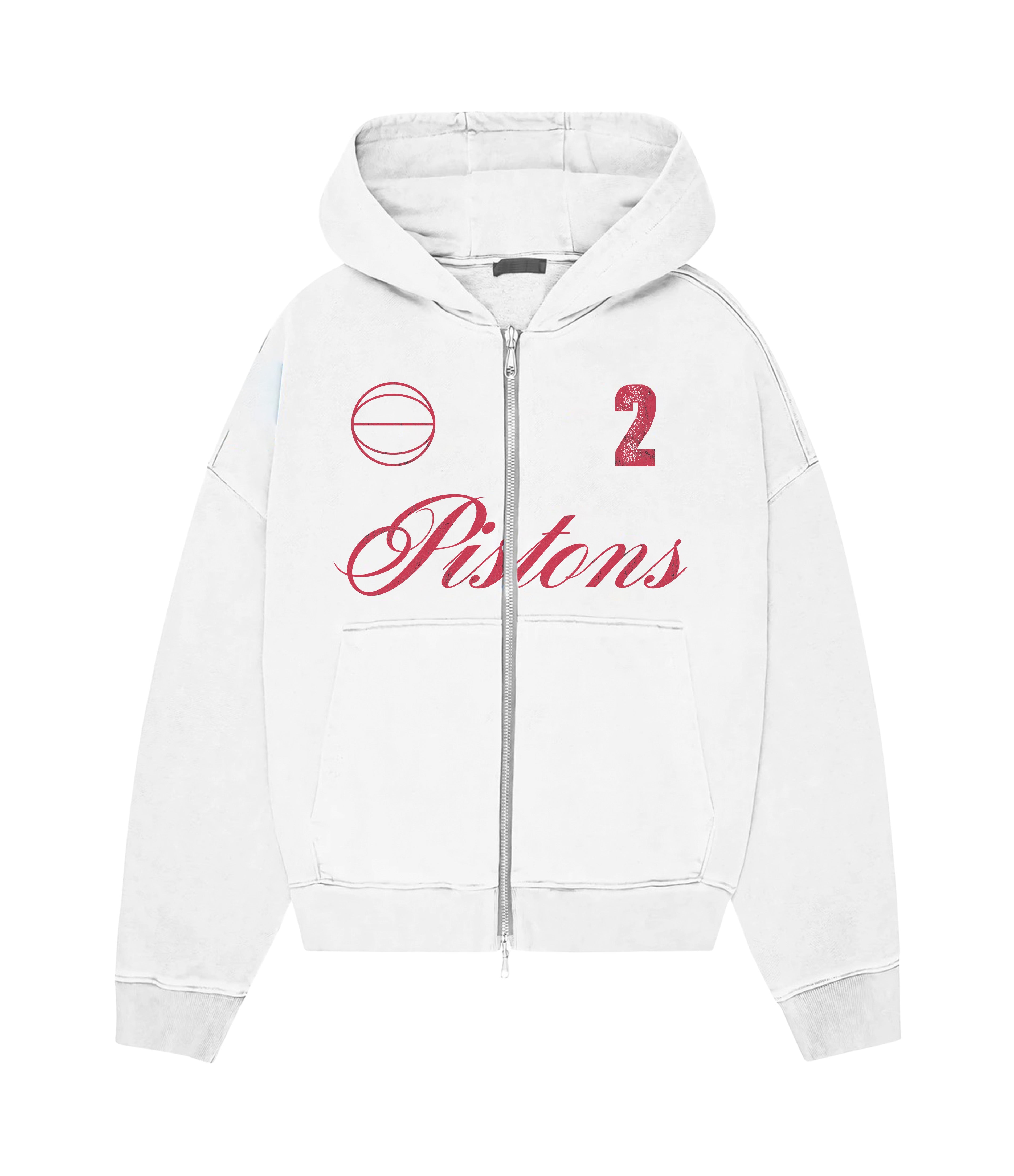 PISTONS ZIP HOODIE