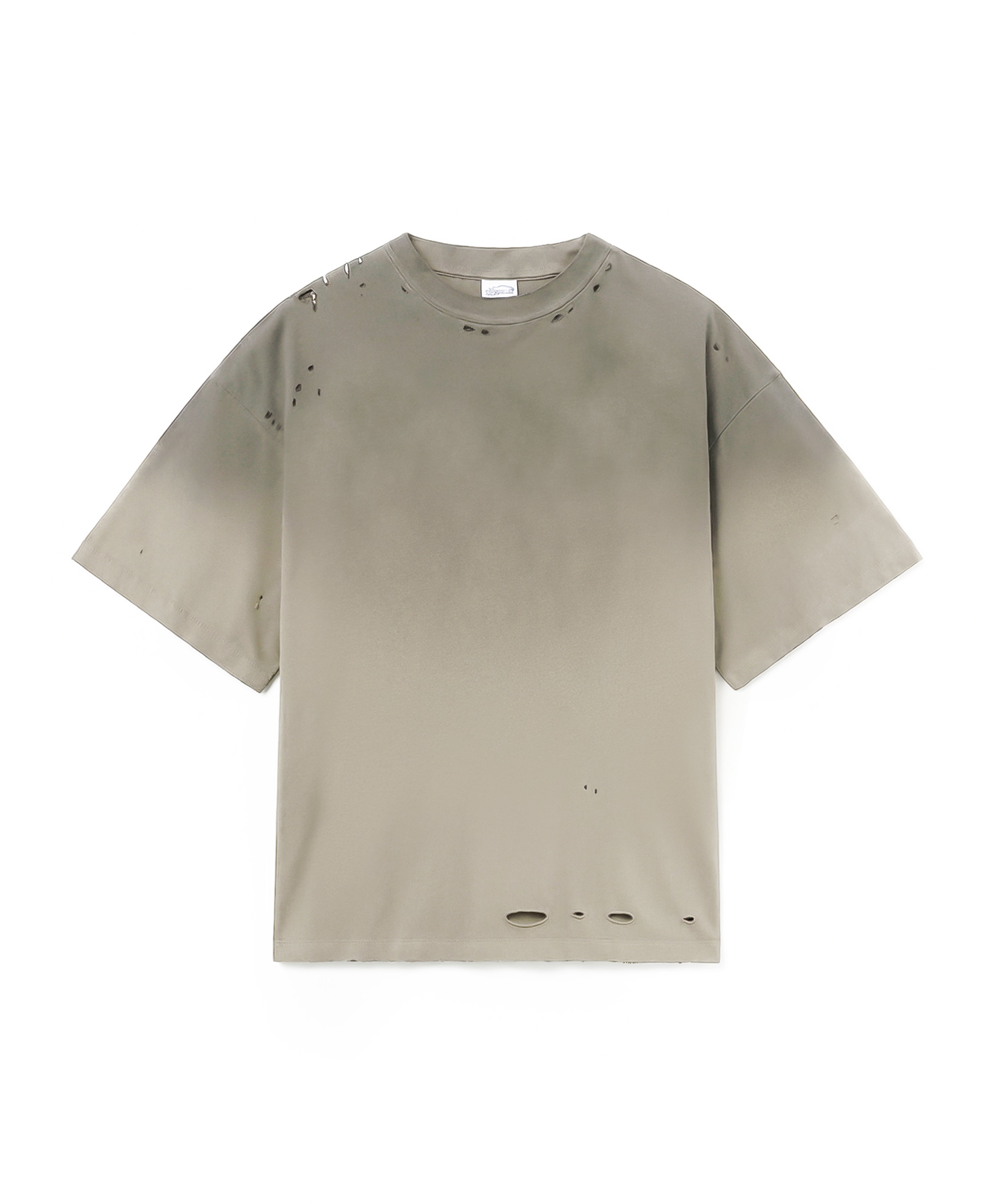 ATHENTIQ WASHED RIPPED TEE