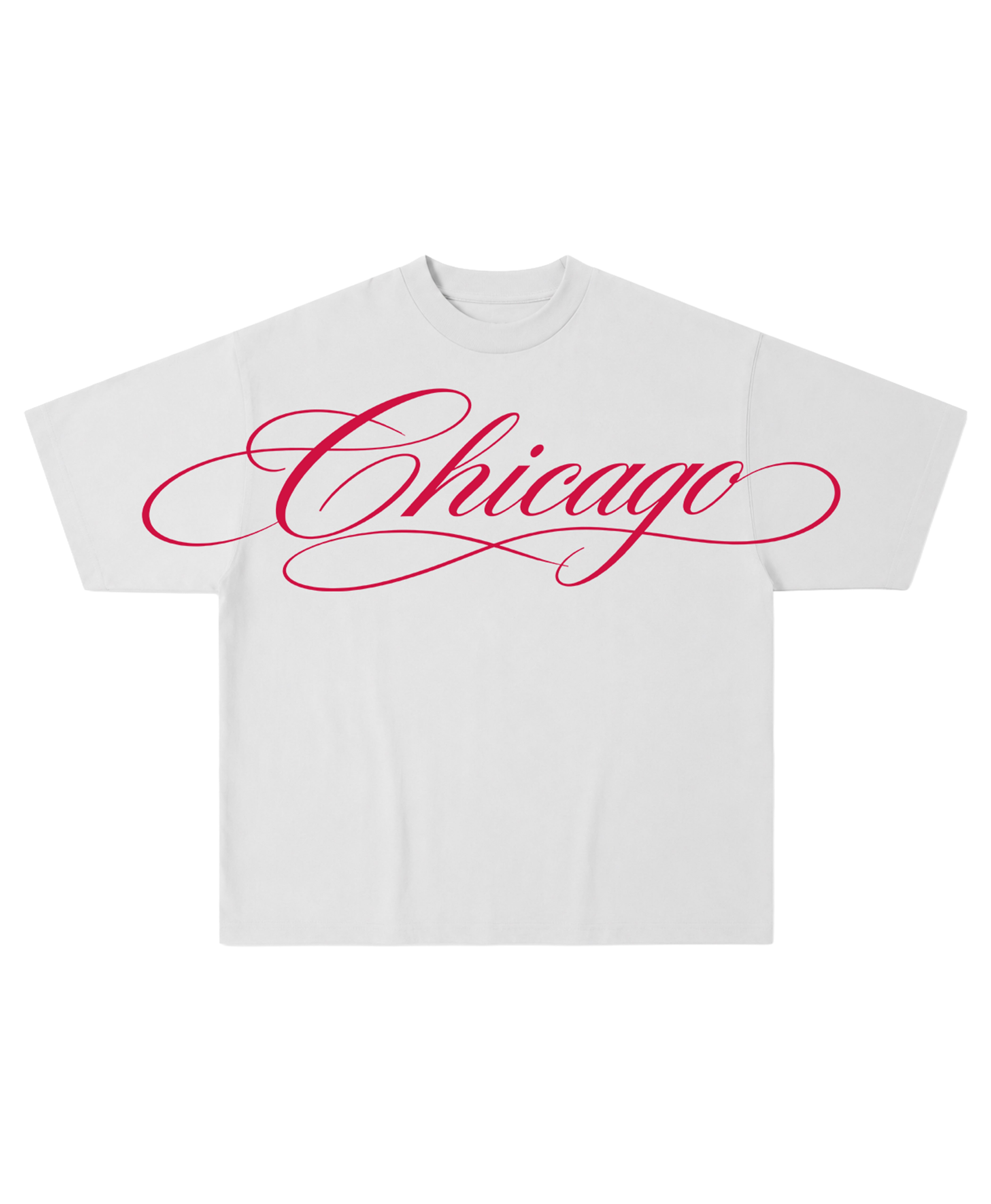 CHICAGO MANUSCRIPT FADED TEE