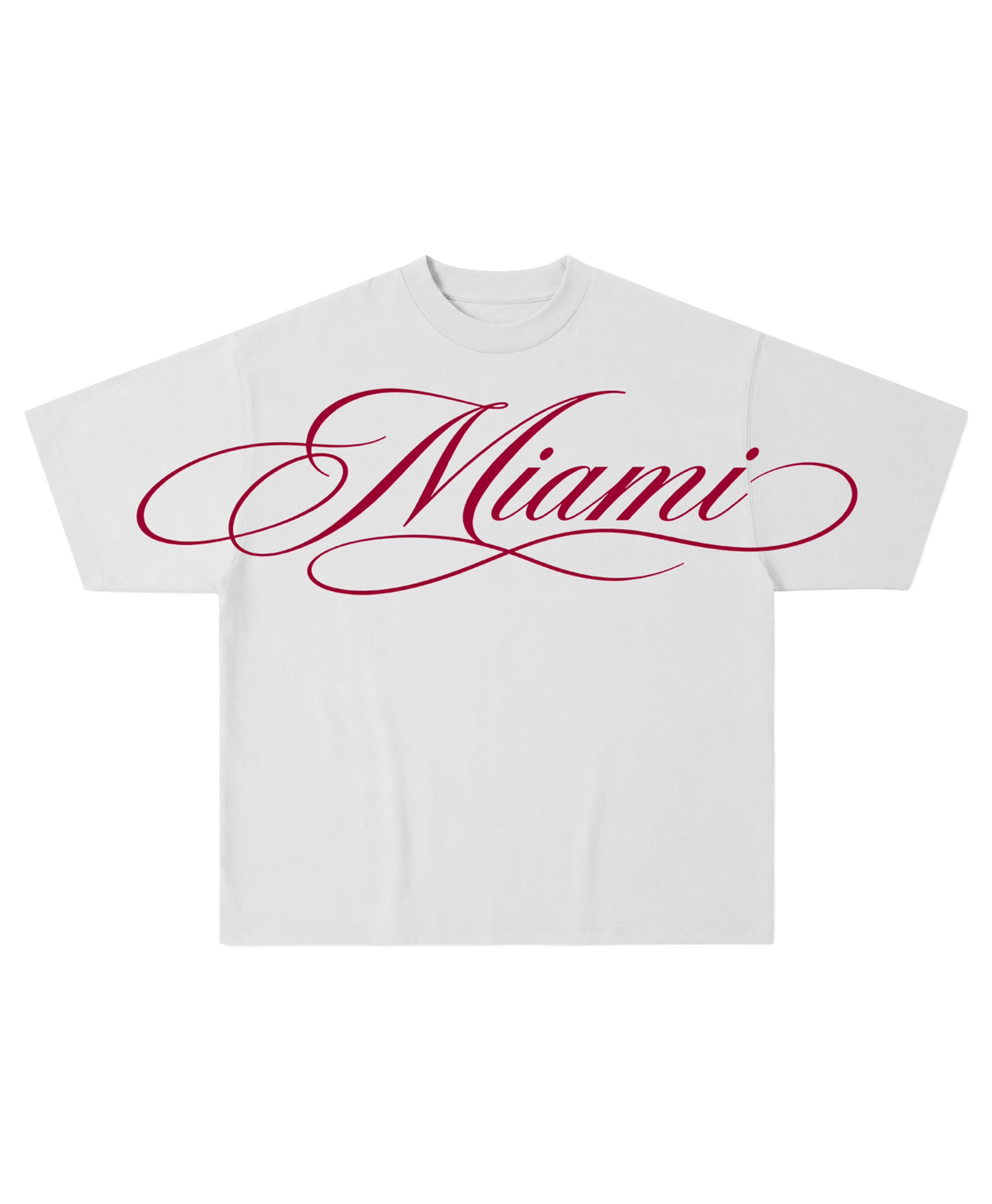 MIAMI MANUSCRIPT FADED TEE