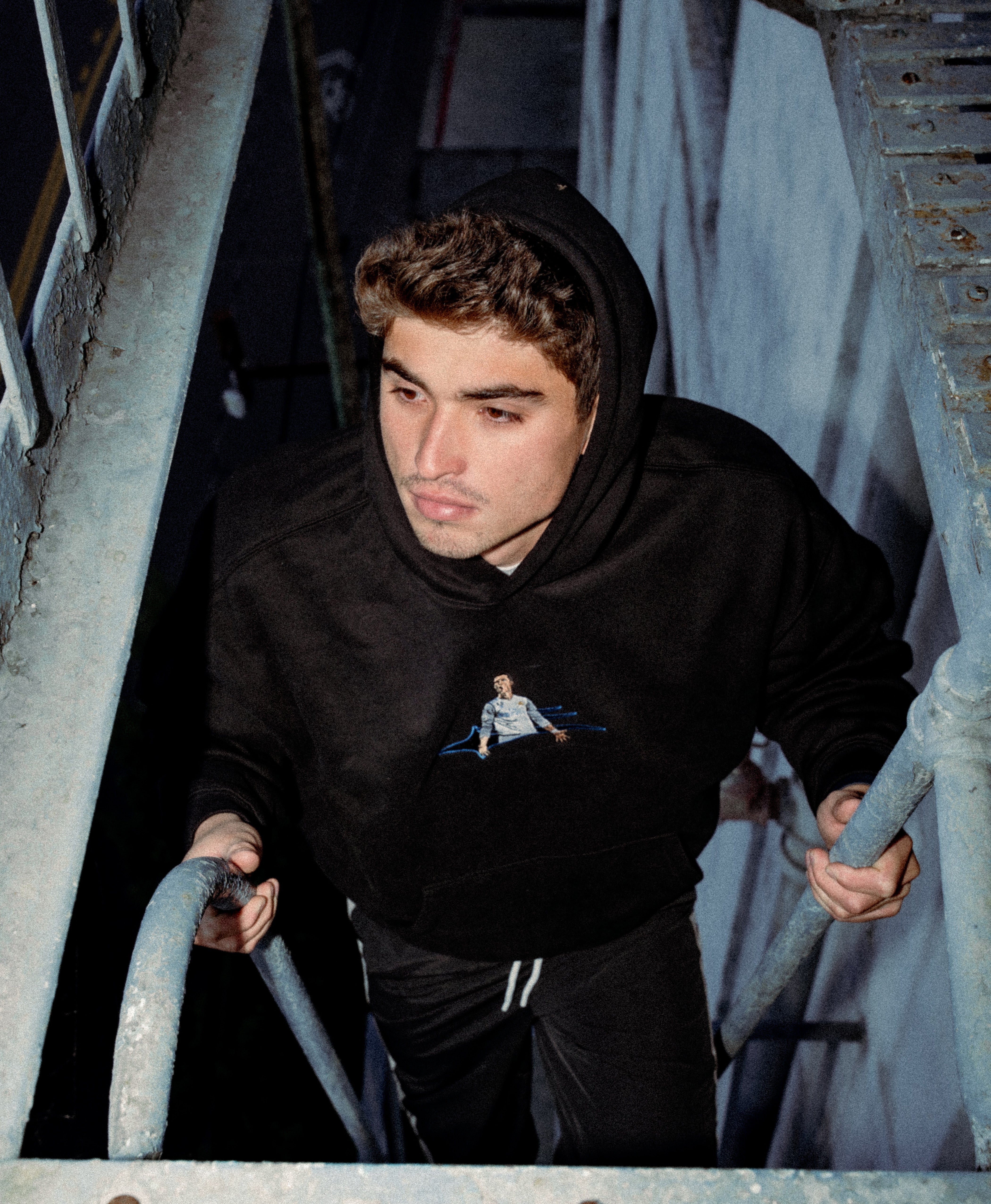 ATHENTIQ CR7 LOGO FLEECE HOODIE