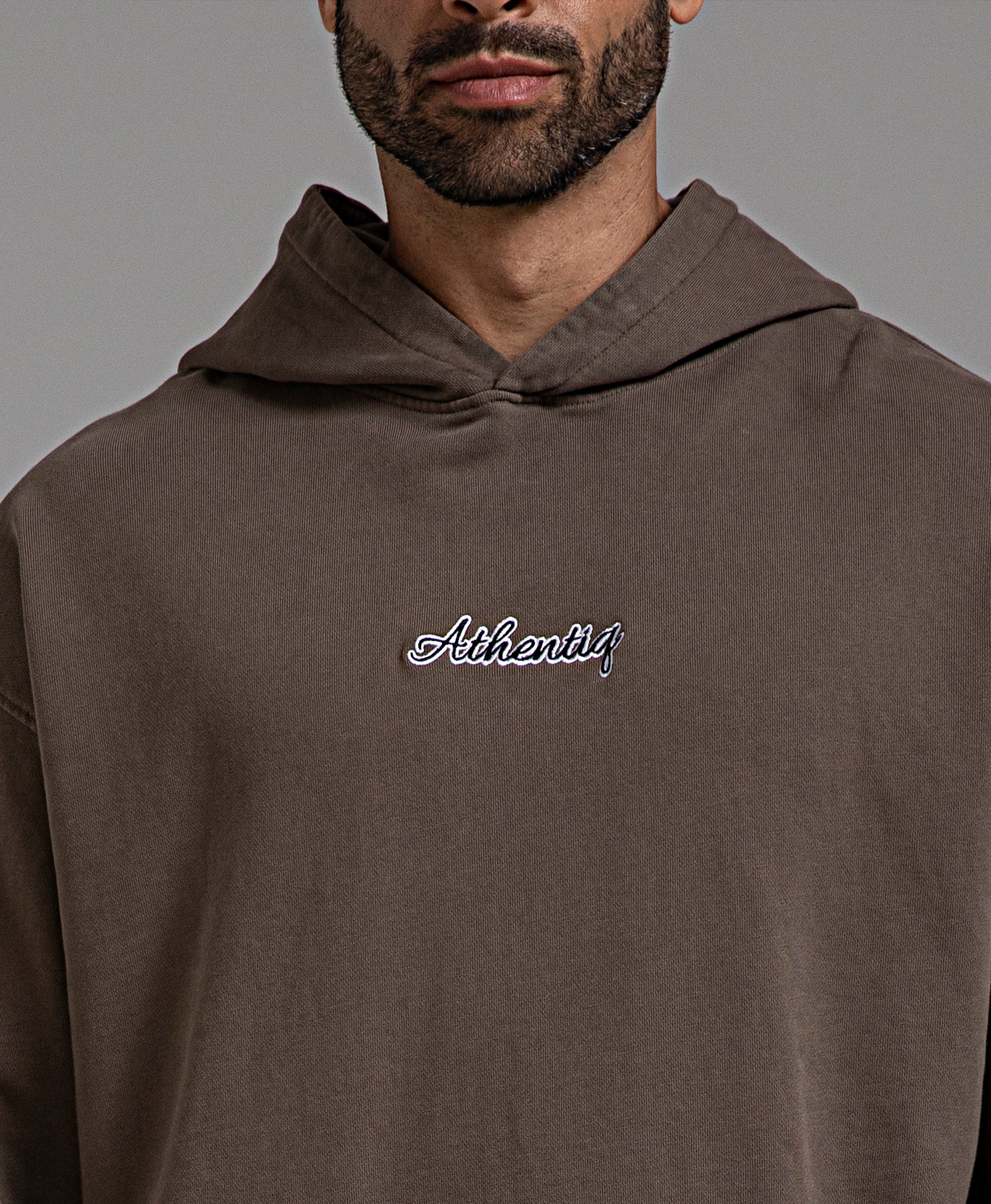 ATHENTIQ PREMIUM HEAVYWEIGHT LOGO HOODIE
