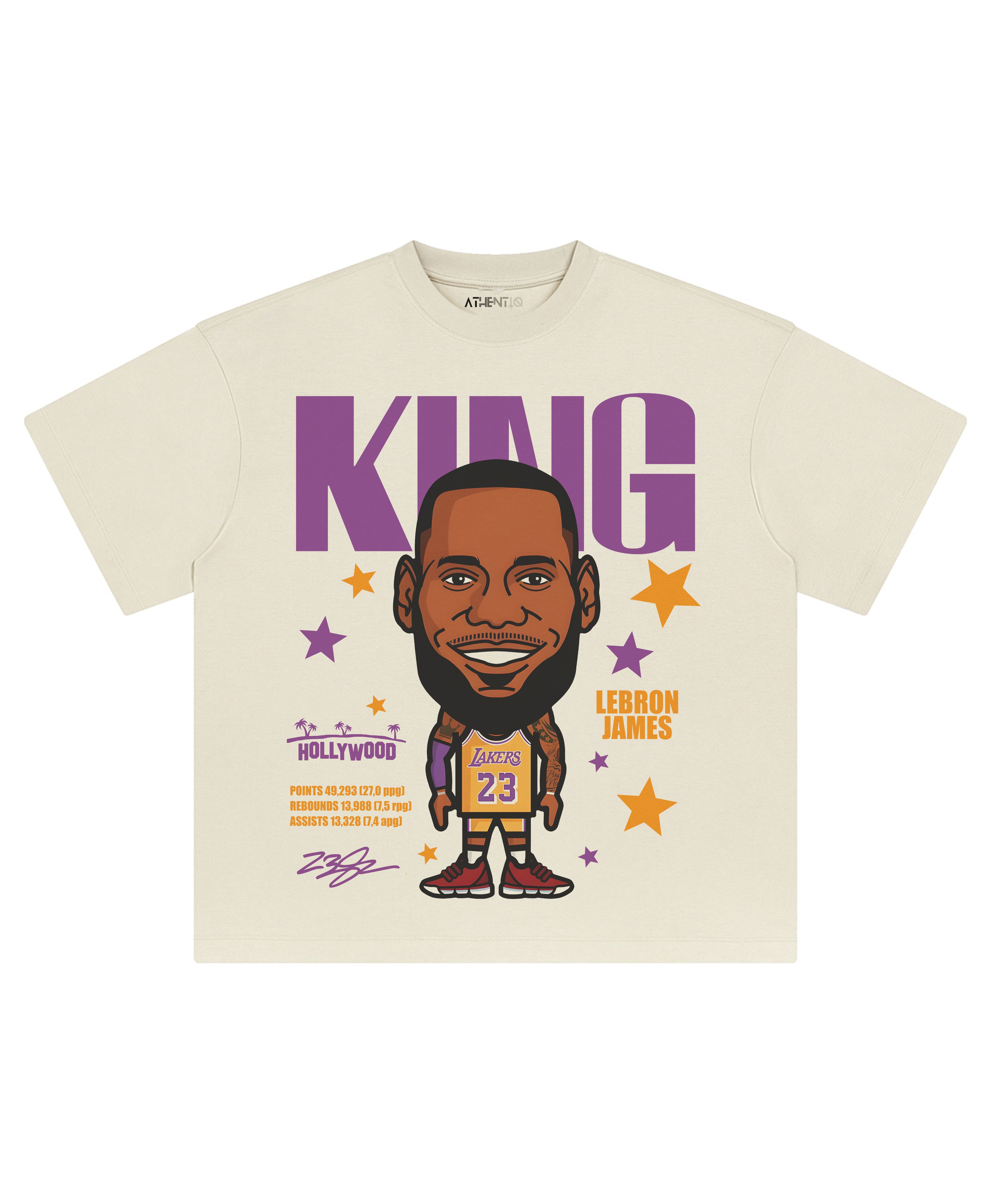 LEBRON CARTOON TEE