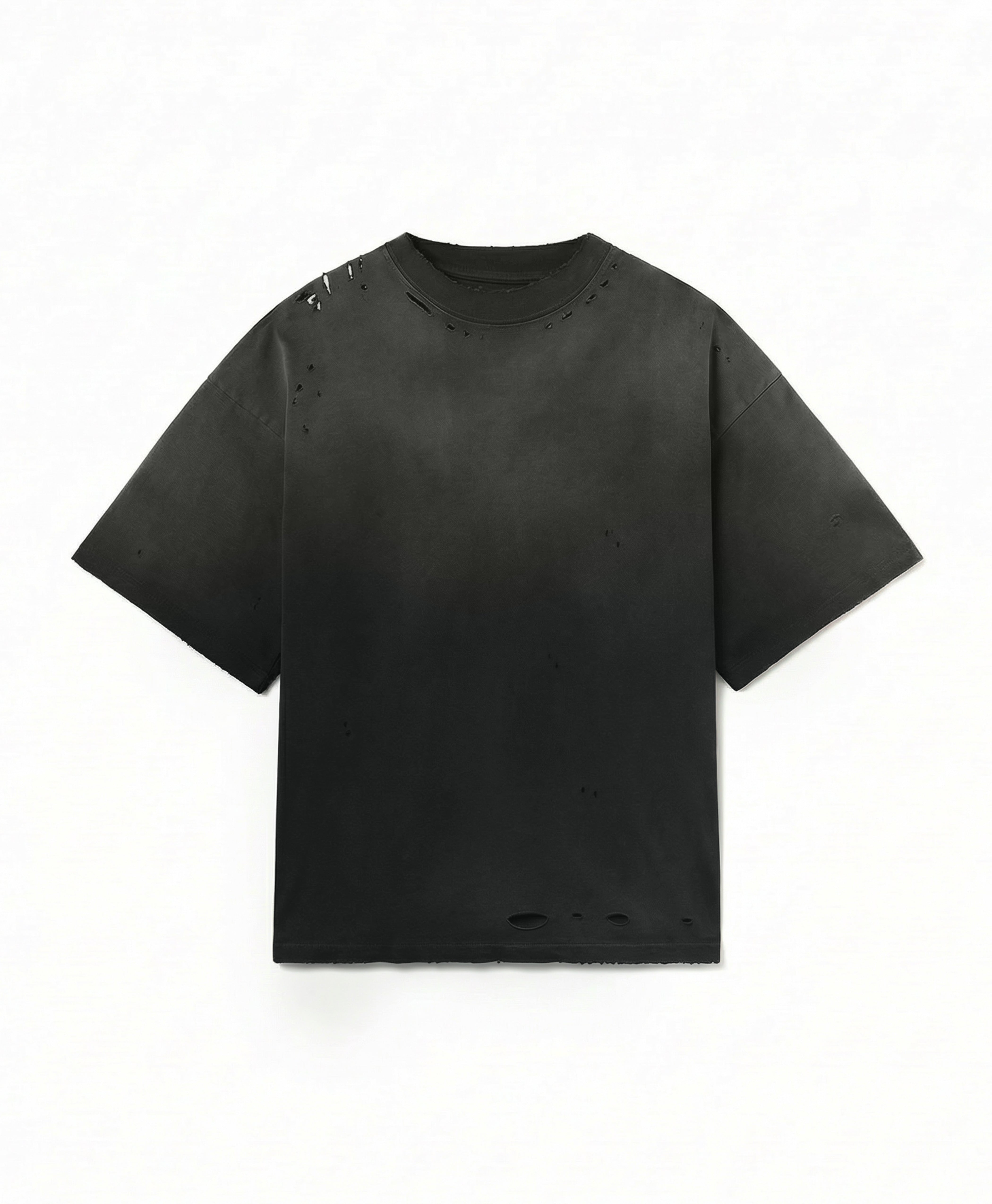 ATHENTIQ WASHED RIPPED TEE