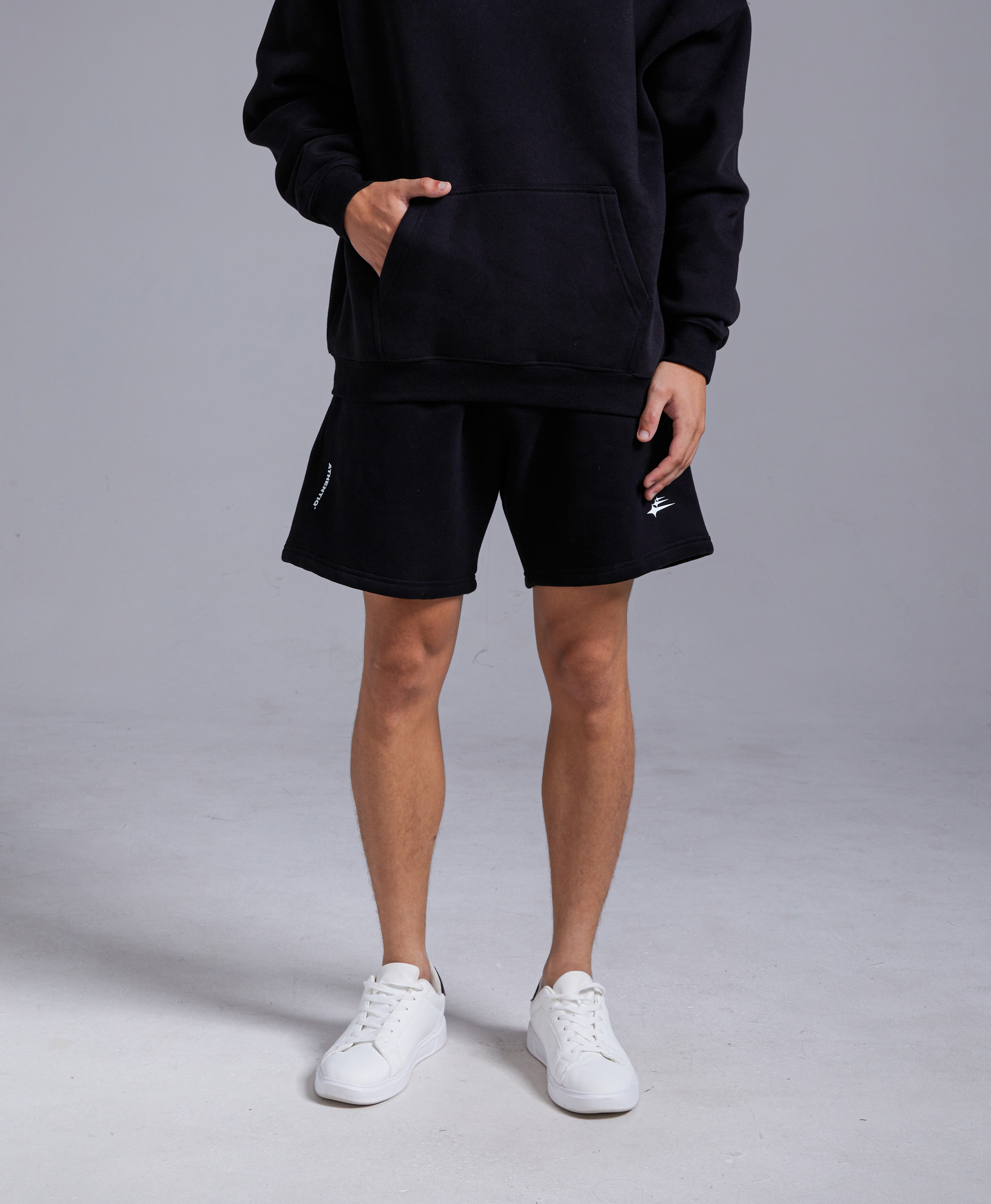 ATHENTIQ LOGO SHORTS