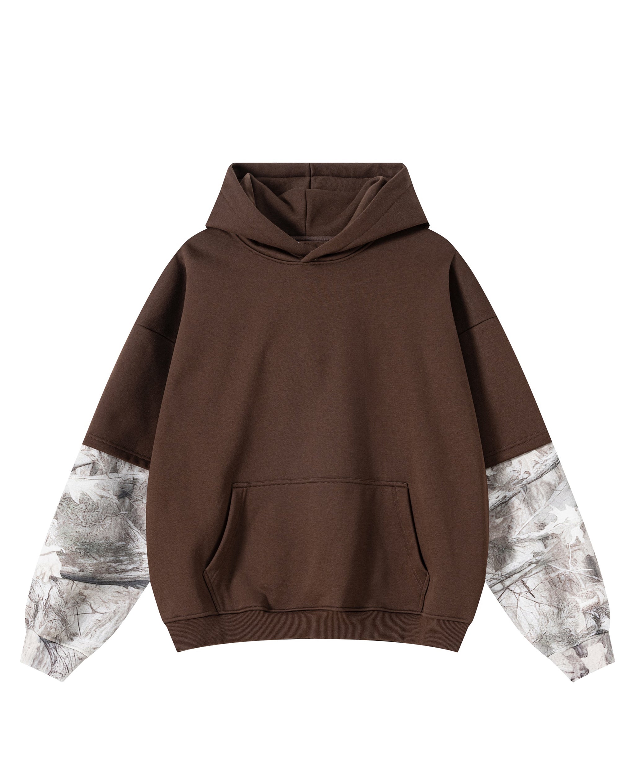 TWO LAYERS CAMO HOODIE