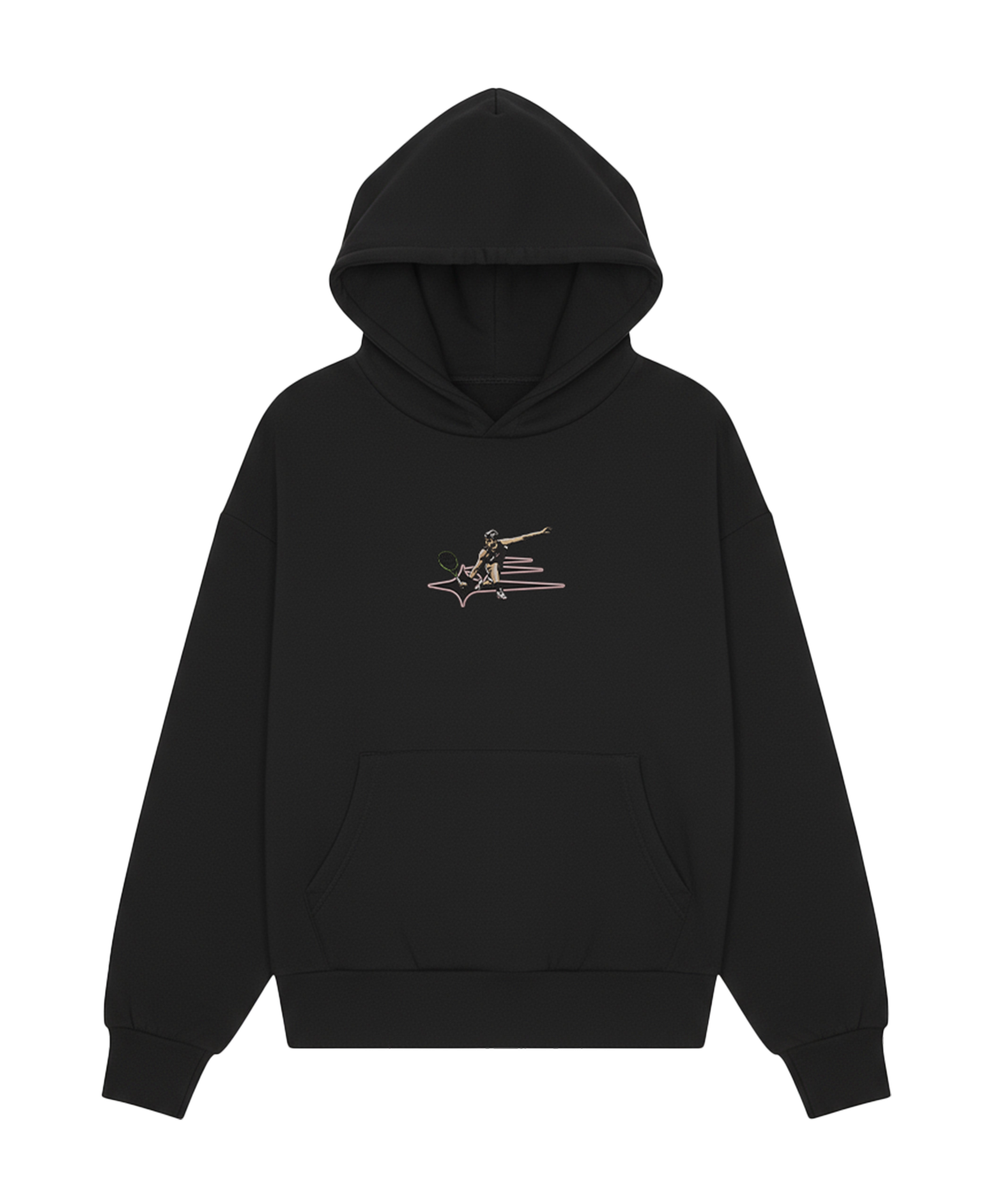 ATHENTIQ CARLOS LOGO FLEECE HOODIE