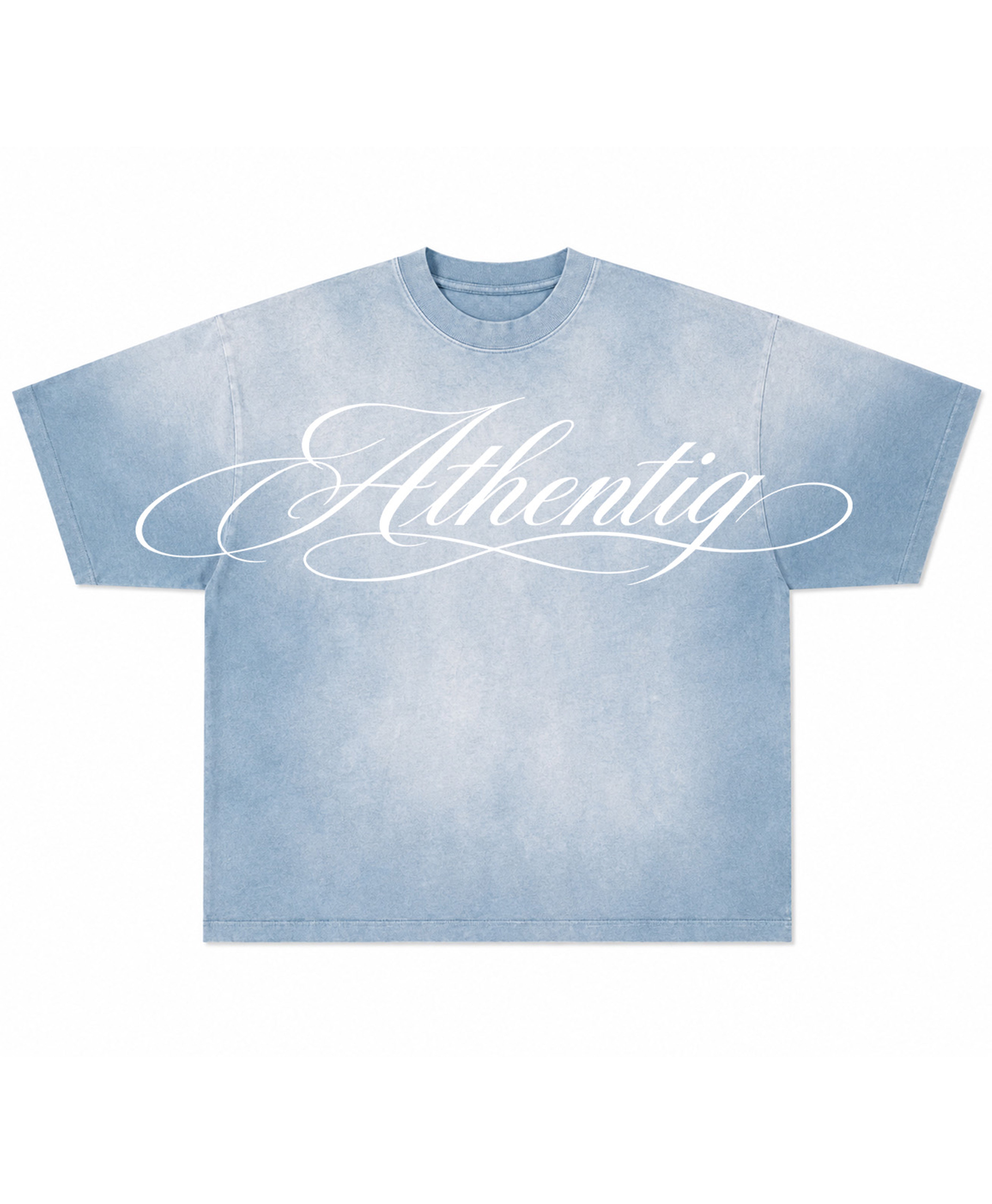 ATHENTIQ MANUSCRIPT FADED TEE