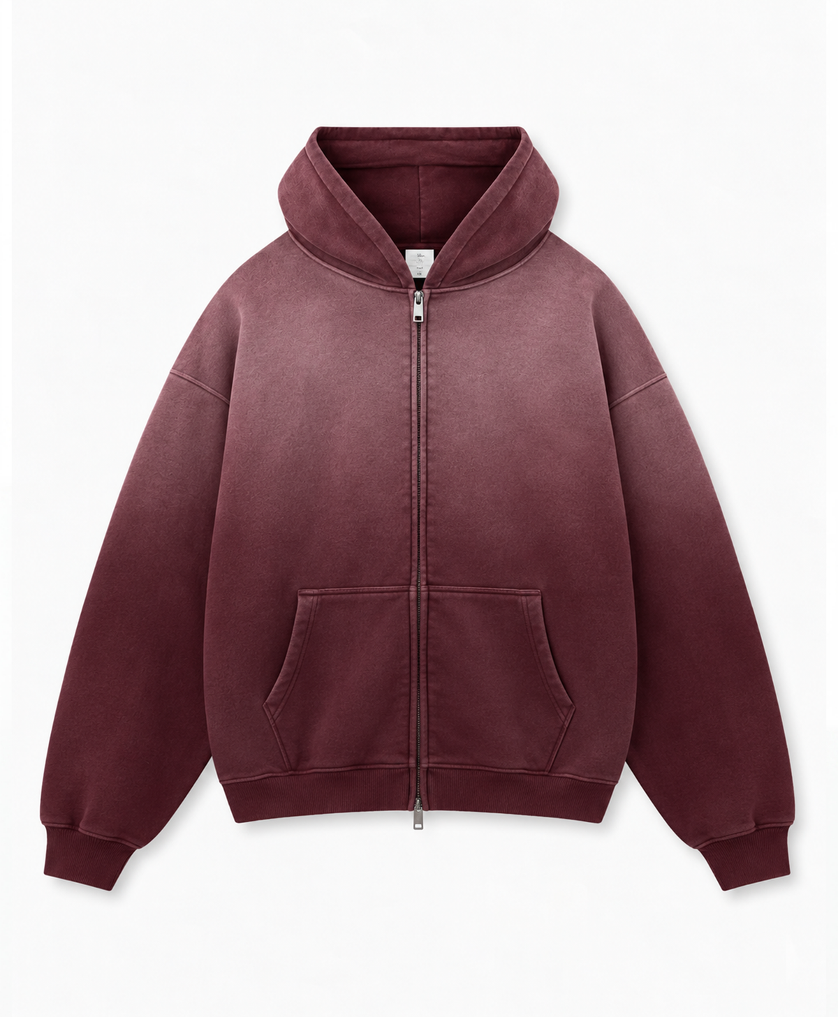 ATHENTIQ FLEECE FADED HEAVYWEIGHT ZIP HOODIE