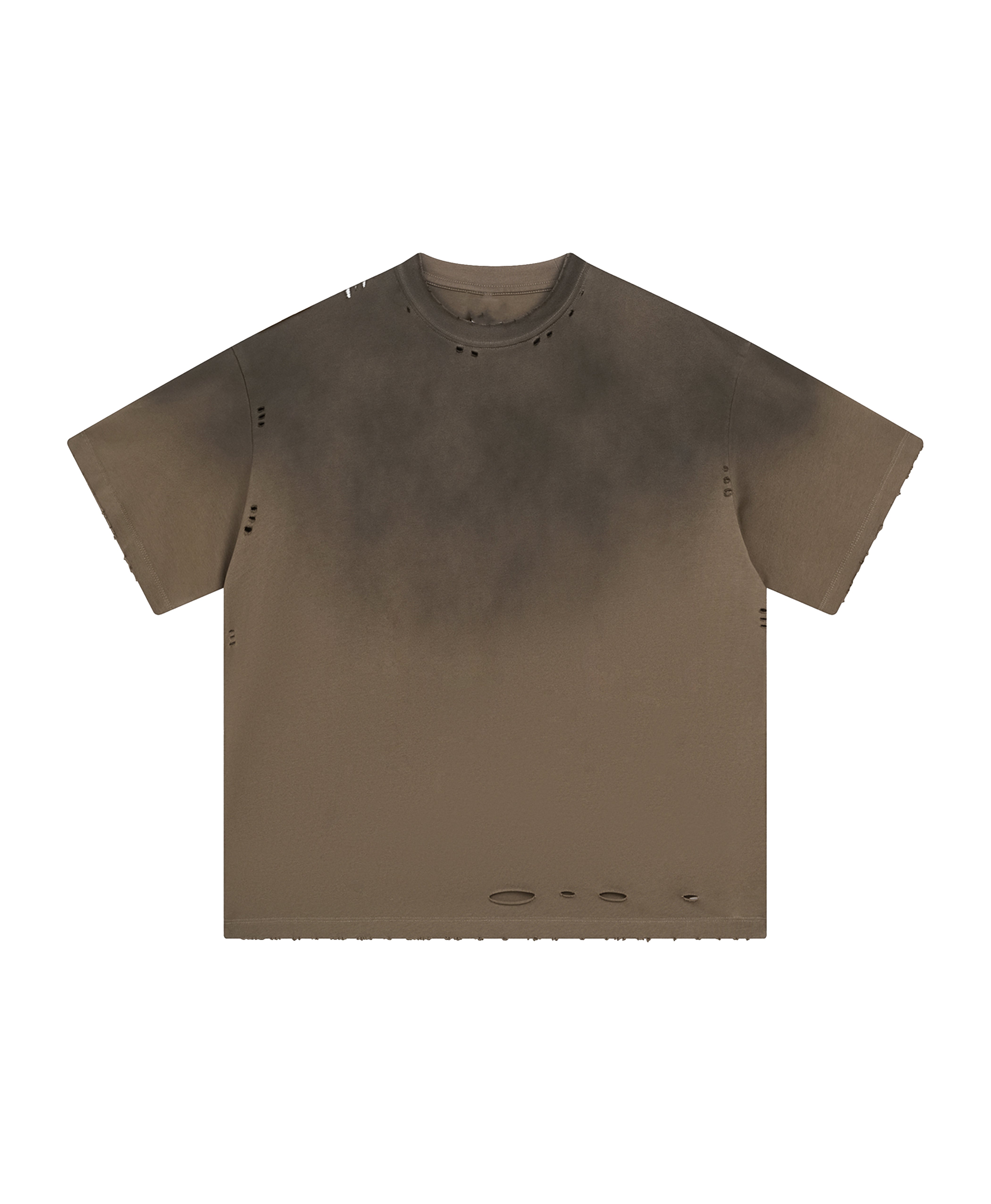 ATHENTIQ WASHED RIPPED TEE
