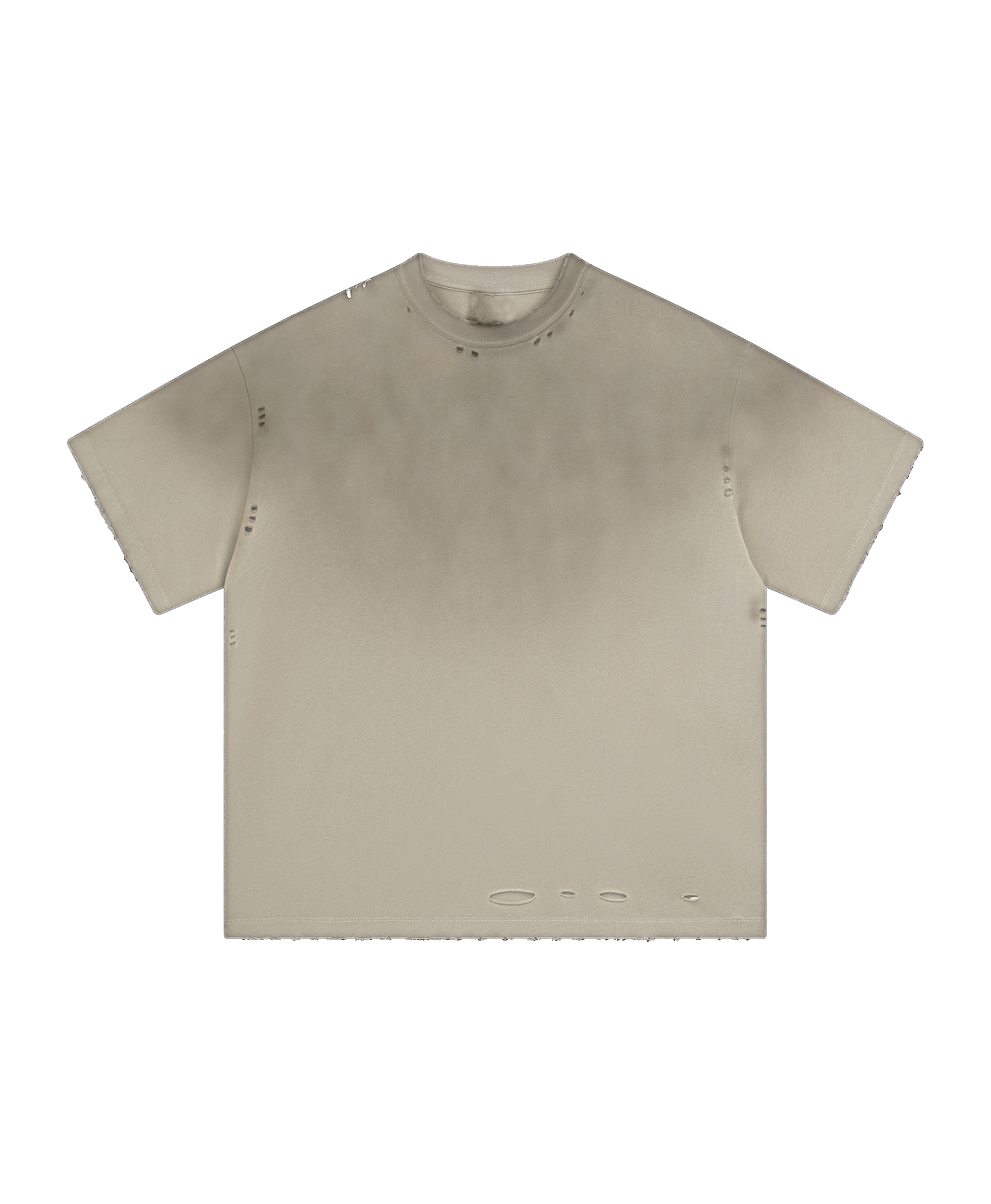 ATHENTIQ WASHED RIPPED TEE