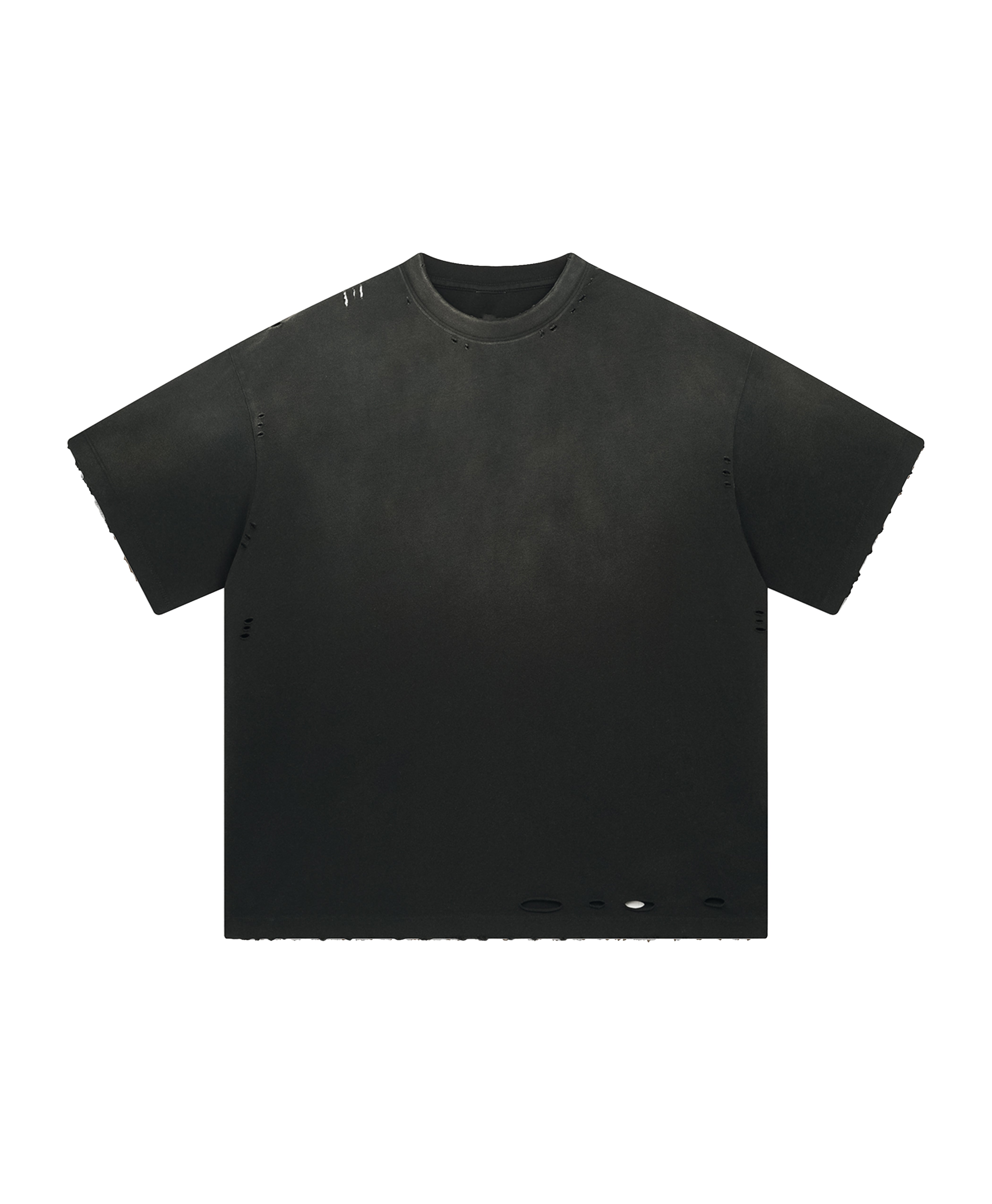 ATHENTIQ WASHED RIPPED TEE