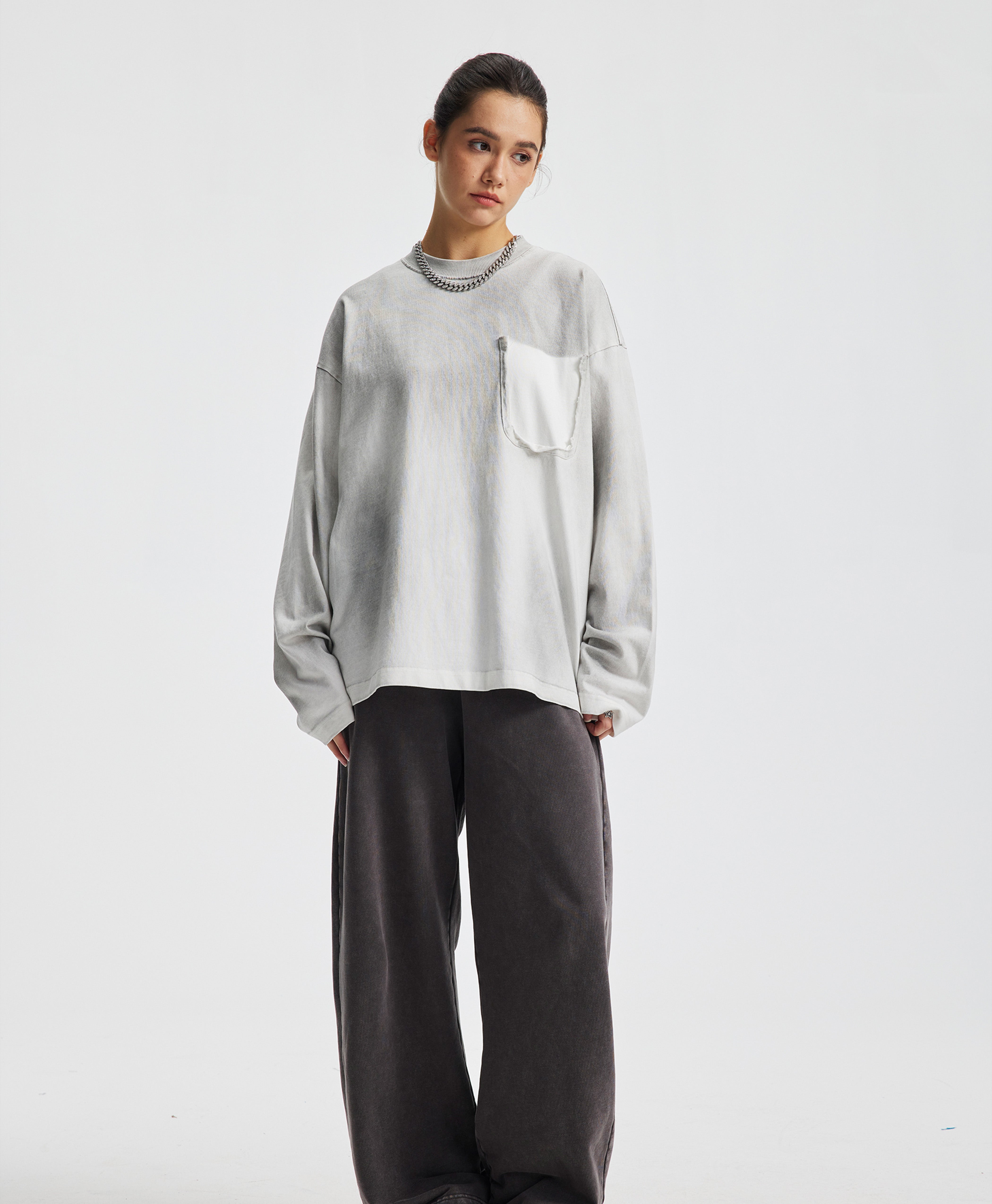 FADED LONGE SLEEVE TEE
