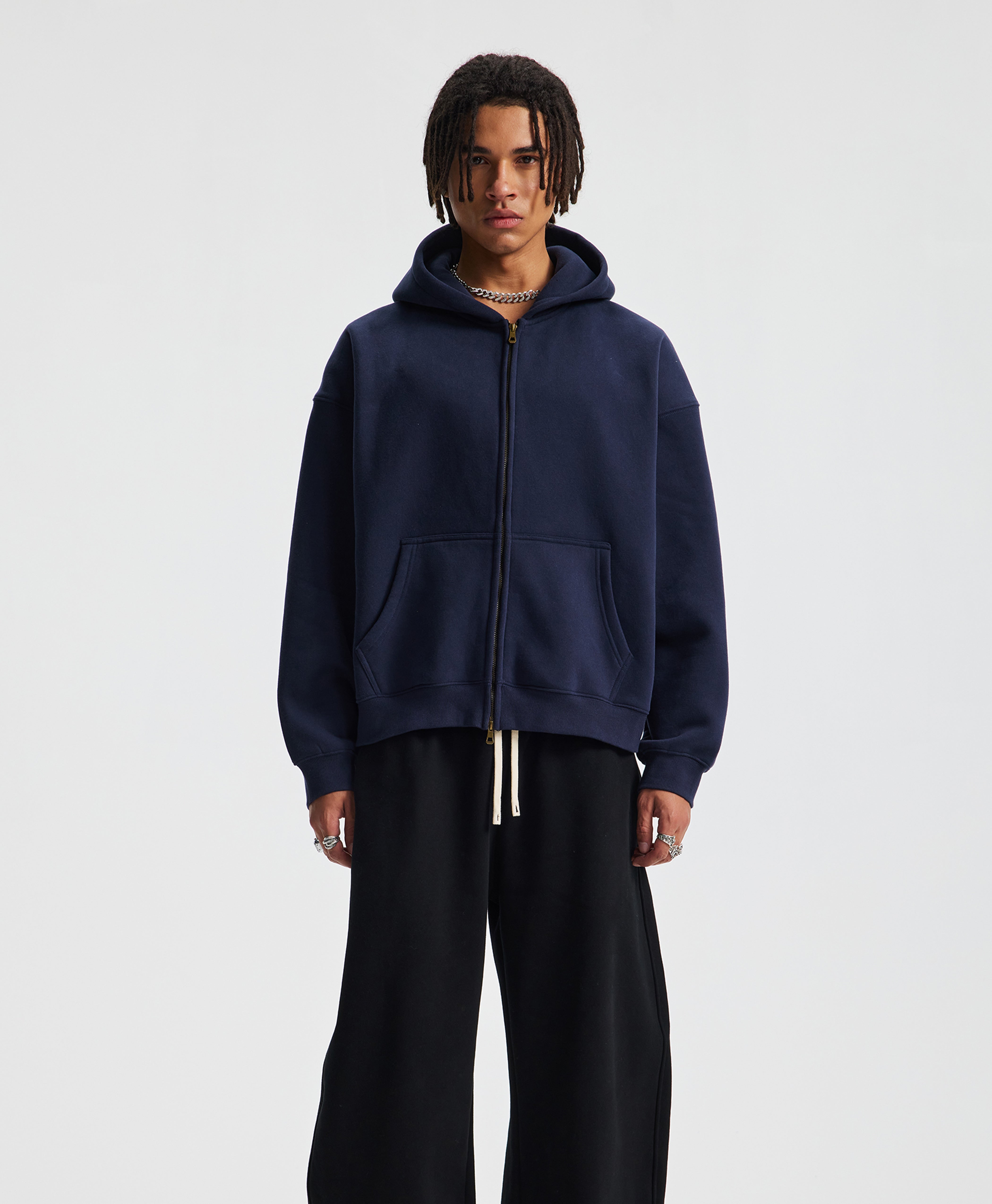 ATHENTIQ PREMIUM BOXY ZIP HOODIE