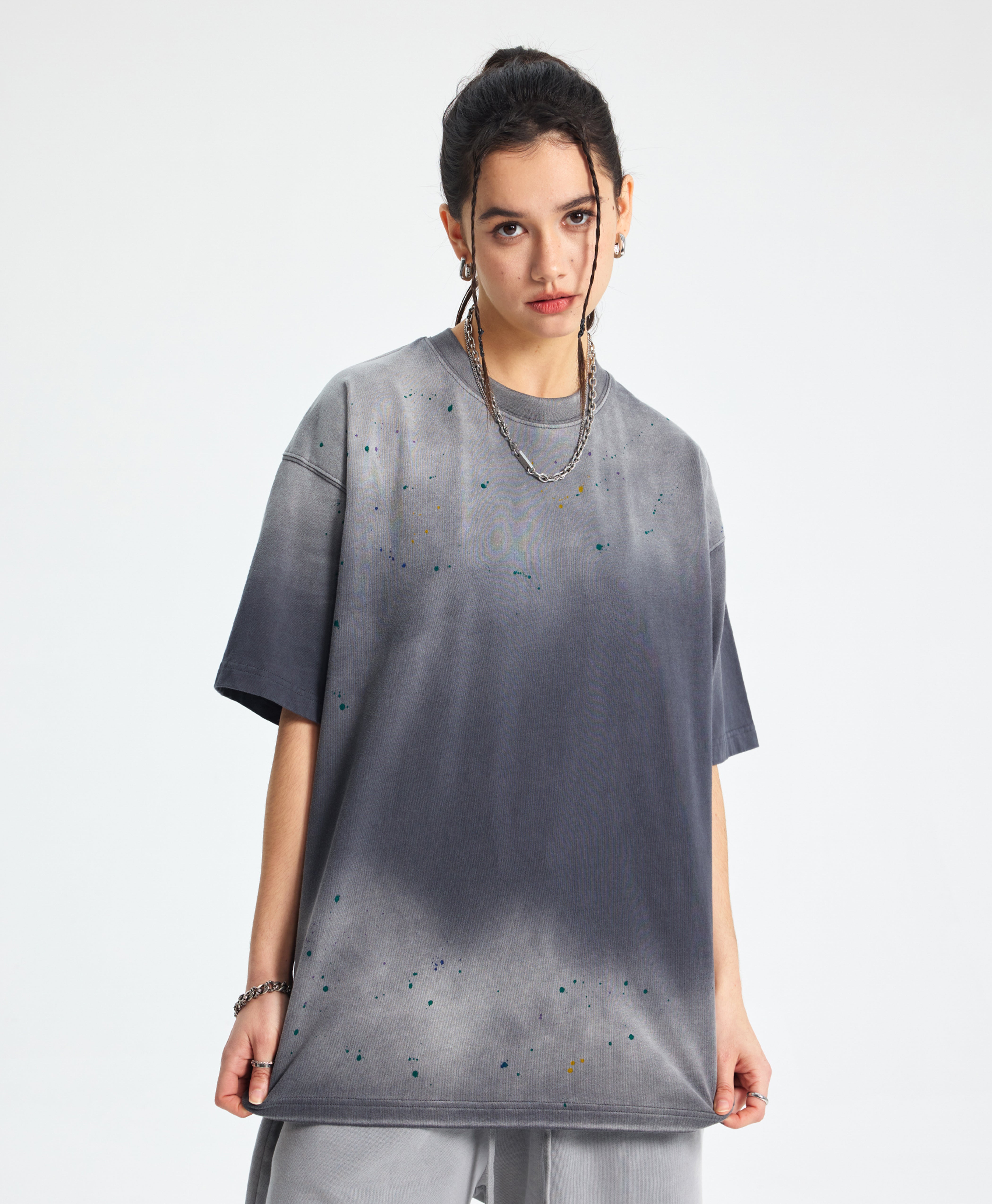 ATHENTIQ WASHED PAINTED TEE