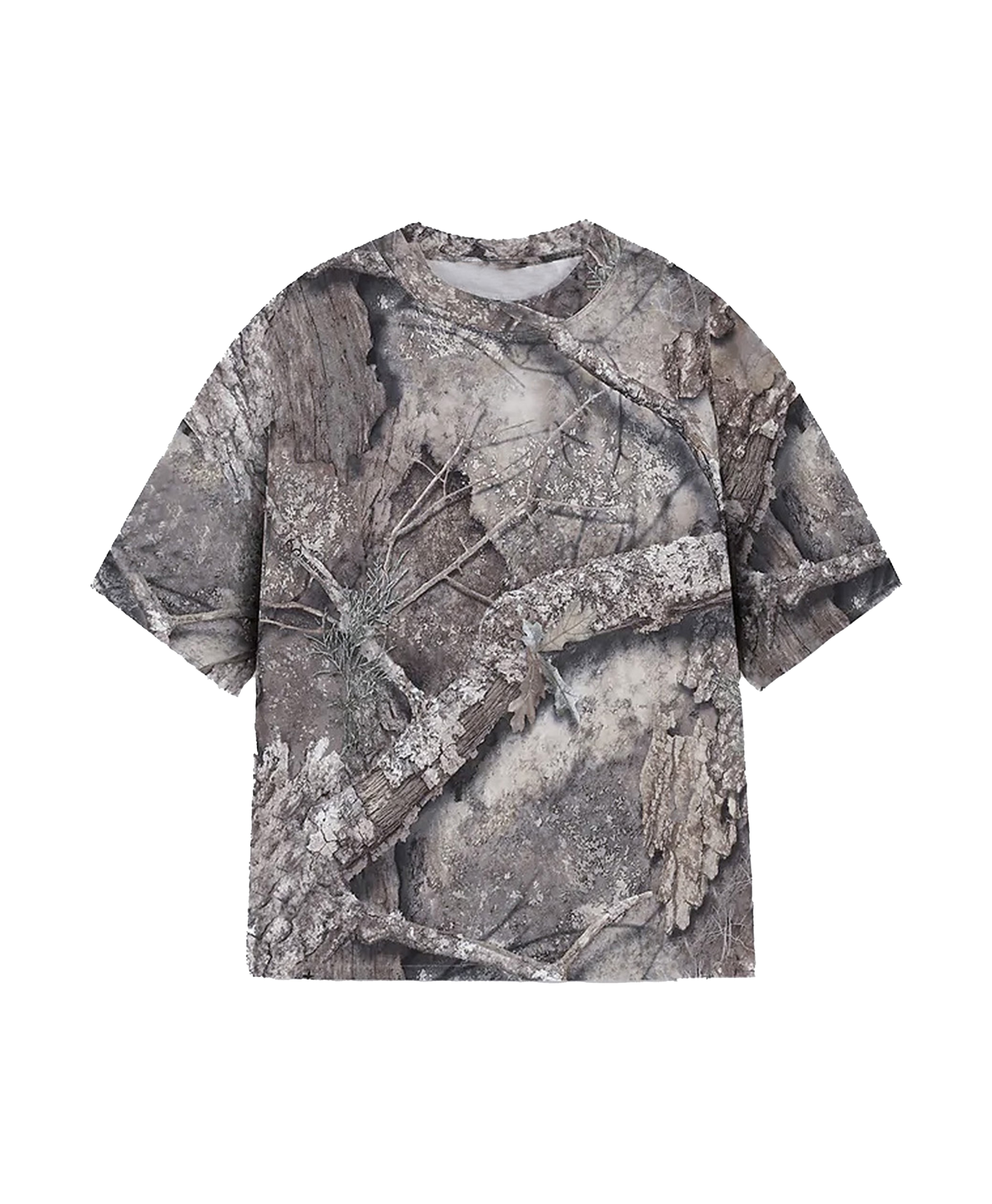 CAMO BLANK OVERSIZED TEE
