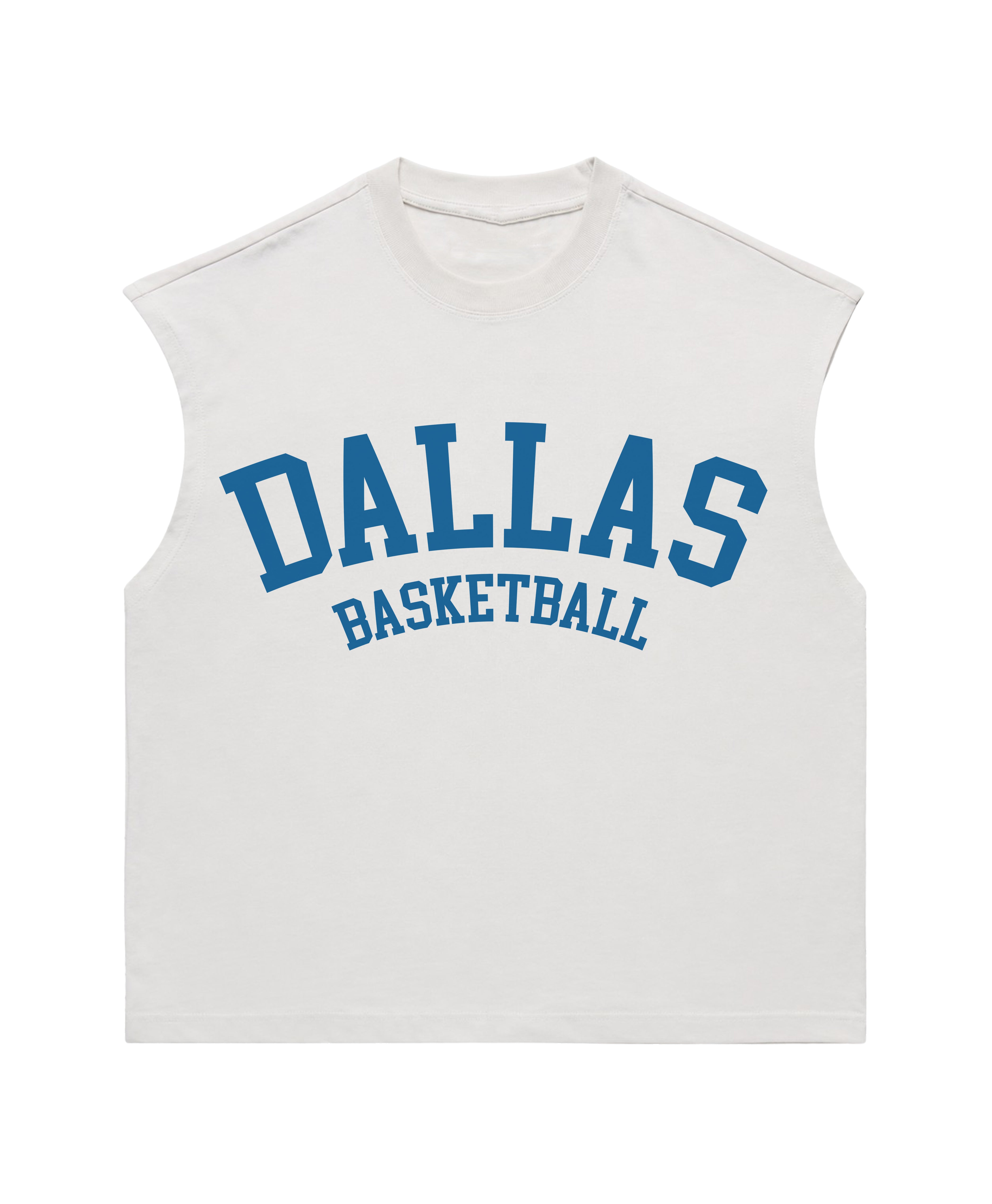 DALLAS BASKETBALL MUSCLE TEE