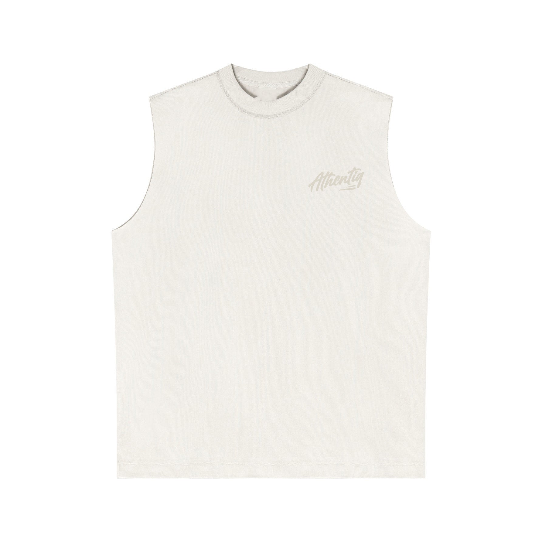 ATHENTIQ LOGO MUSCLE TEE