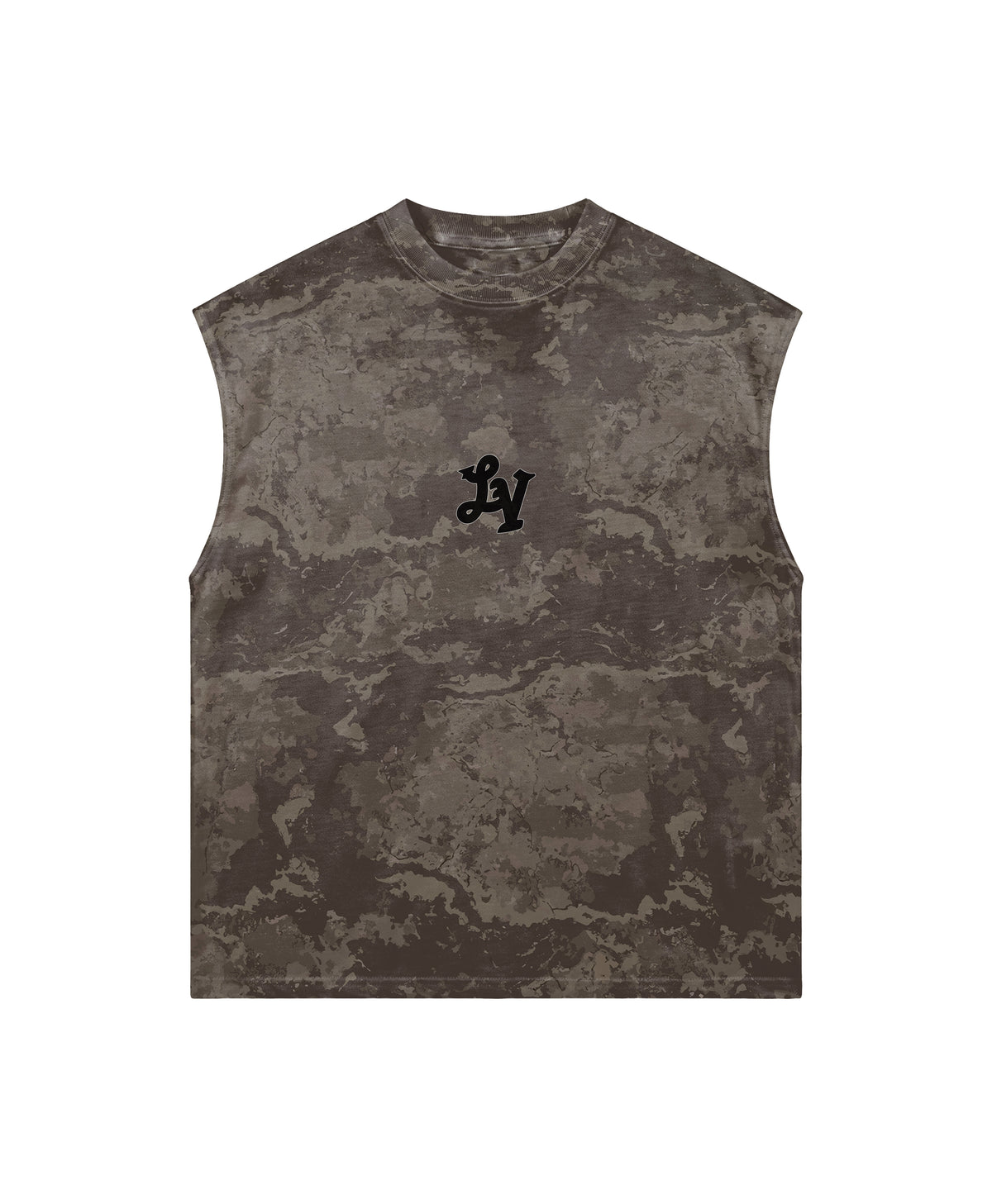 LAS VEGAS TAUPE CAMO MUSCLE TEE
