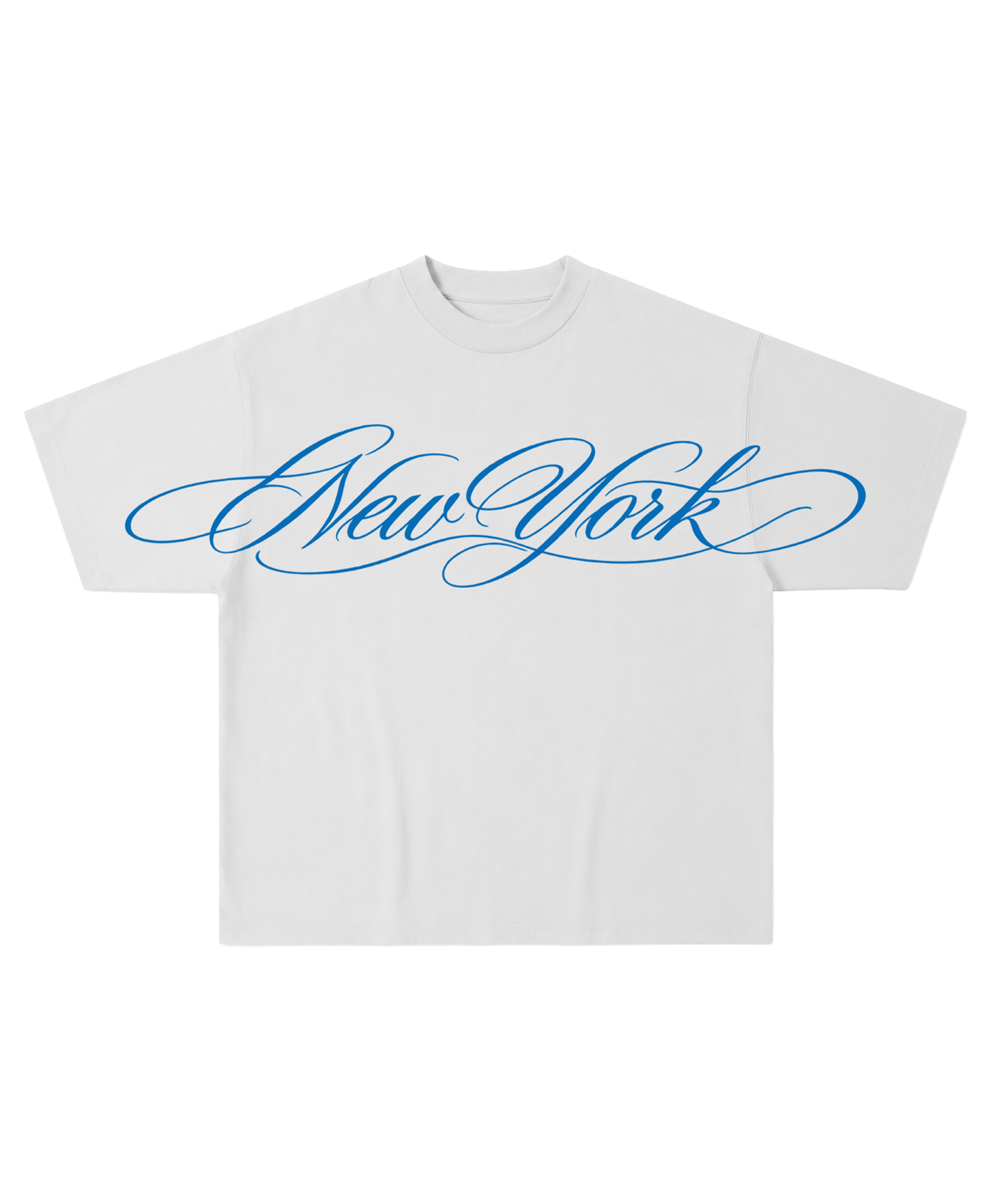 NEW YORK MANUSCRIPT FADED TEE