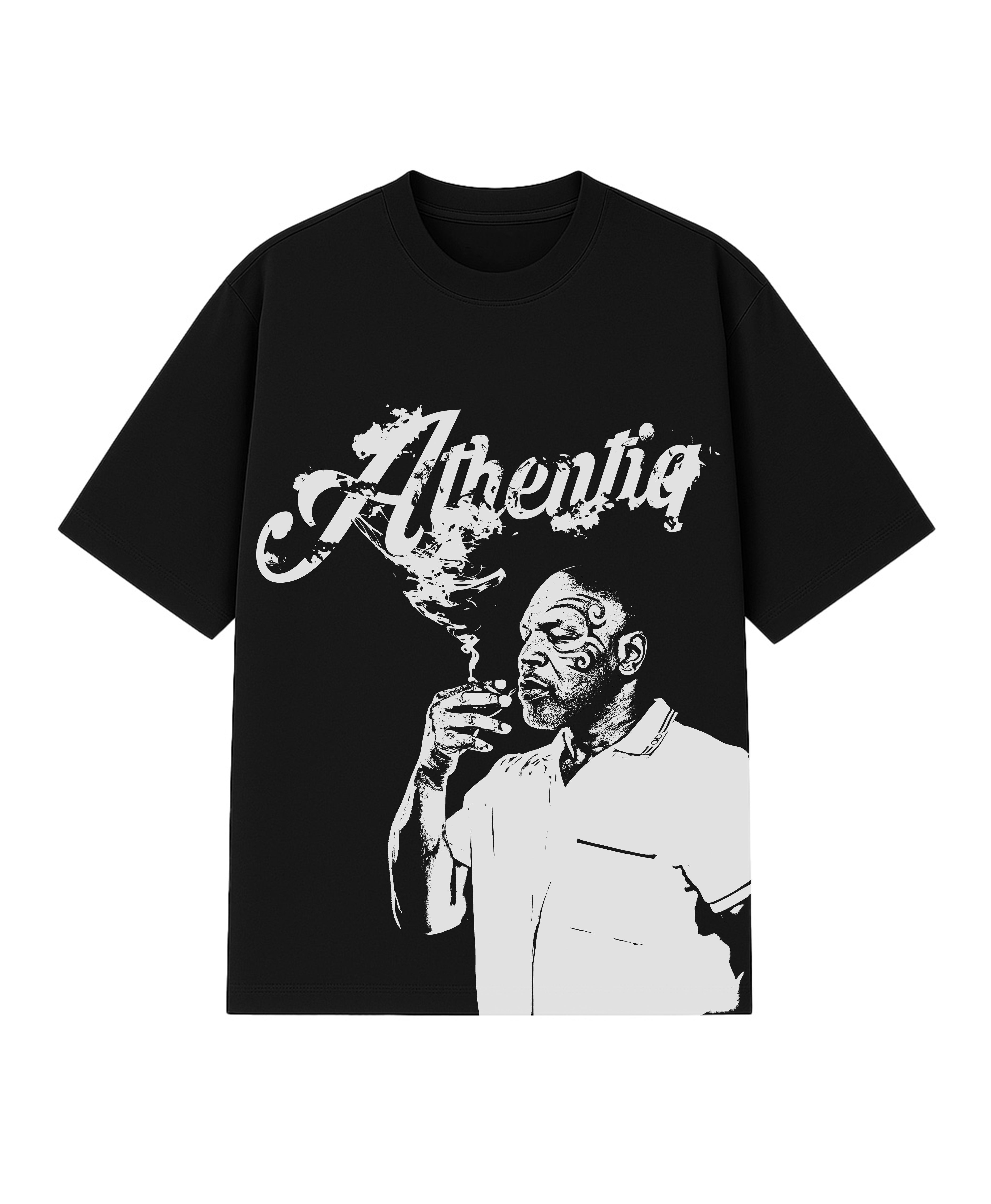 ATHENTIQ IRON SMOKE TEE