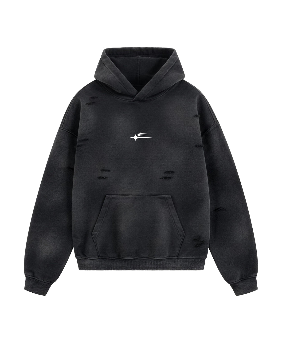ATHENTIQ DISTRESSED HEAVYWEIGHT HOODIE