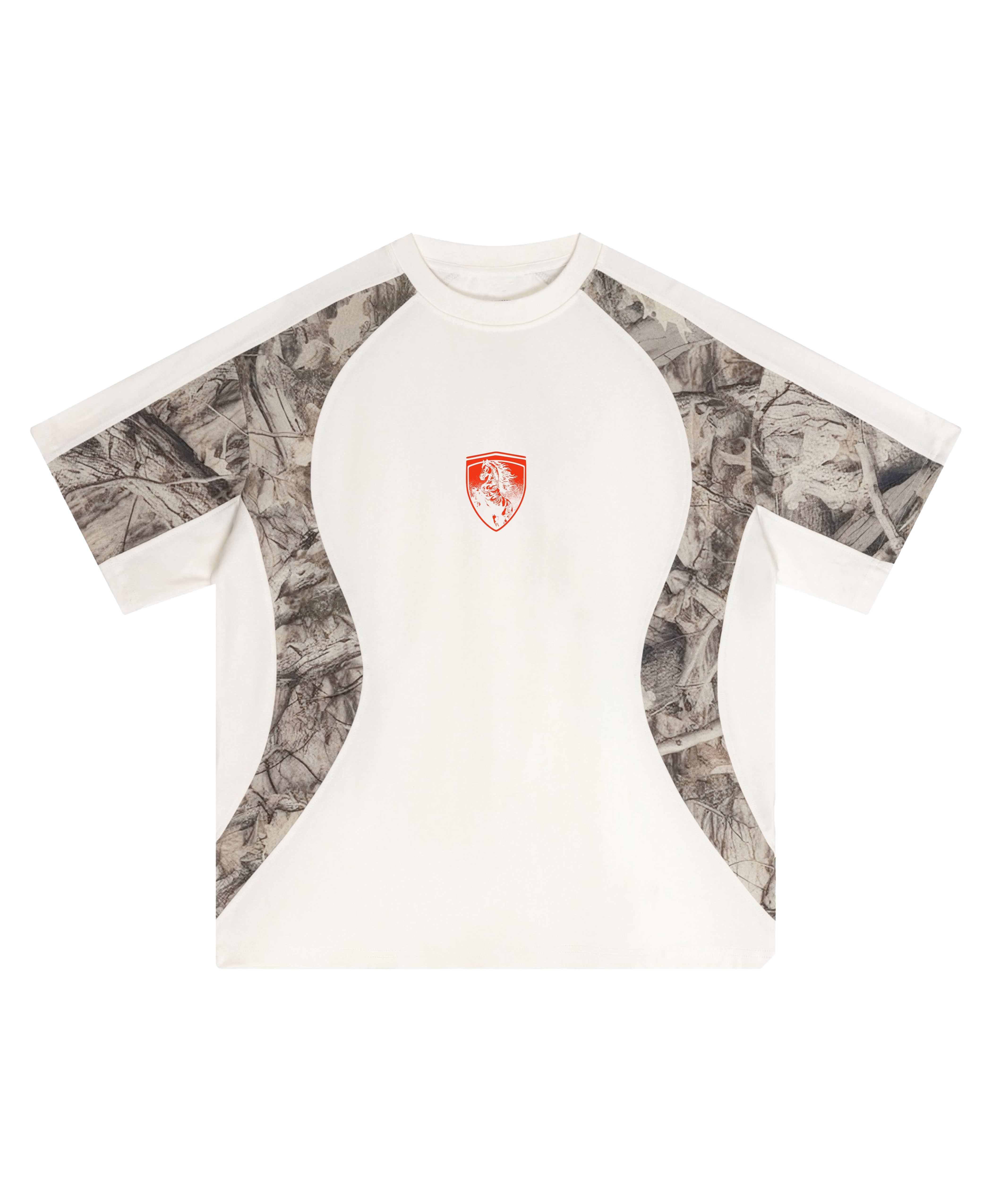 IL CAVALLO ROSSO FROST CAMO PANEL TEE