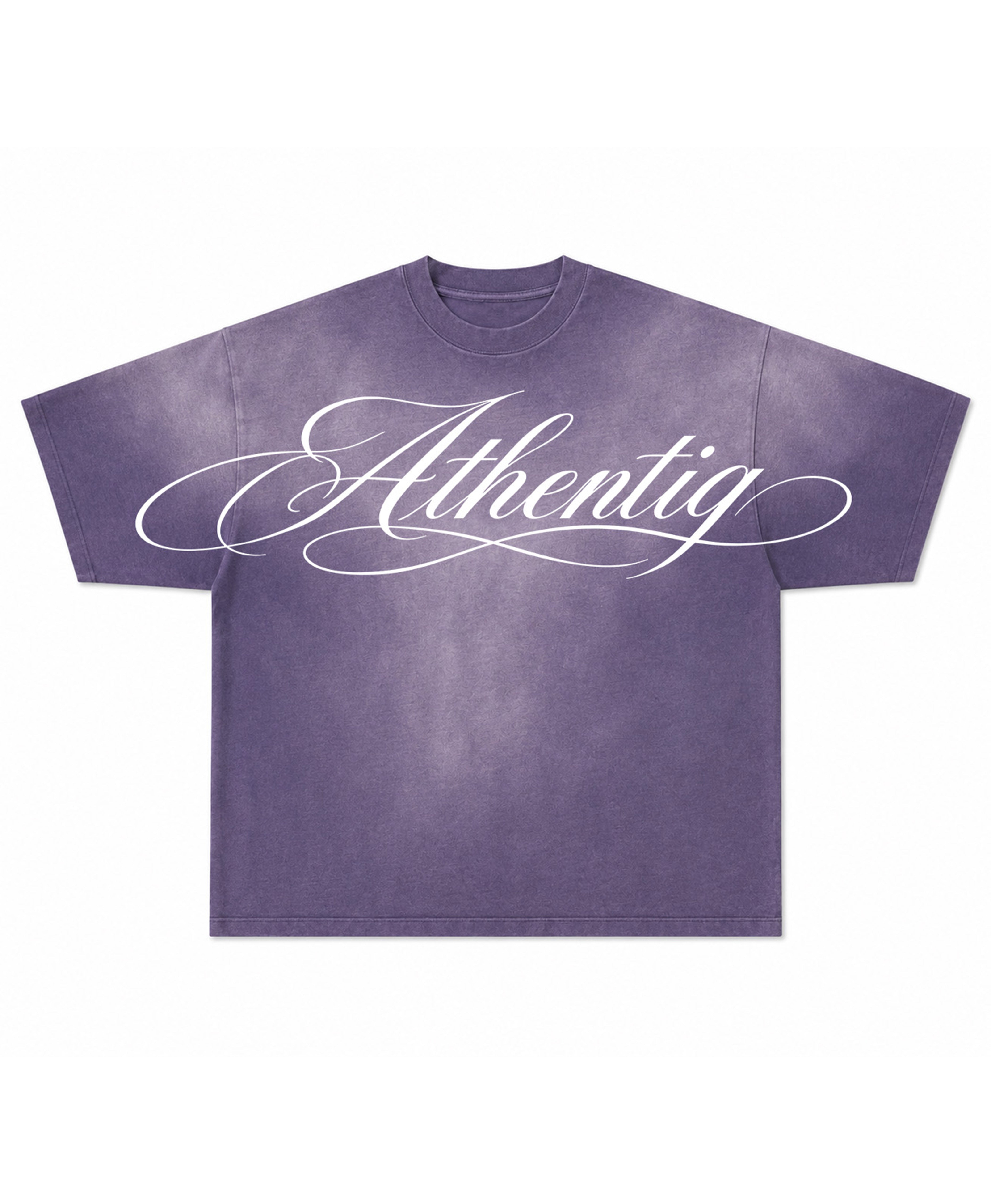 ATHENTIQ MANUSCRIPT FADED TEE