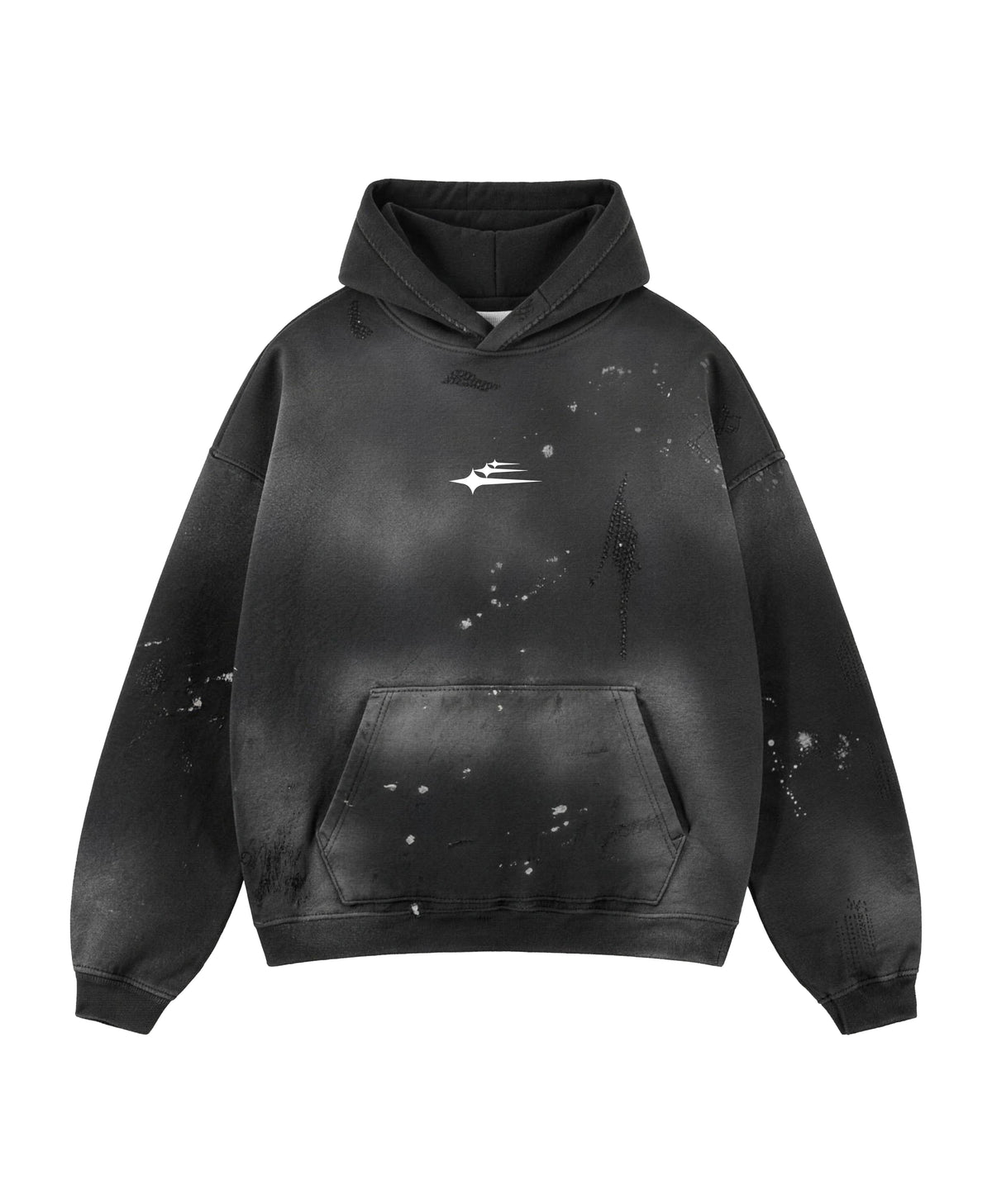 ATHENTIQ ATELIER DISTRESSED HOODIE