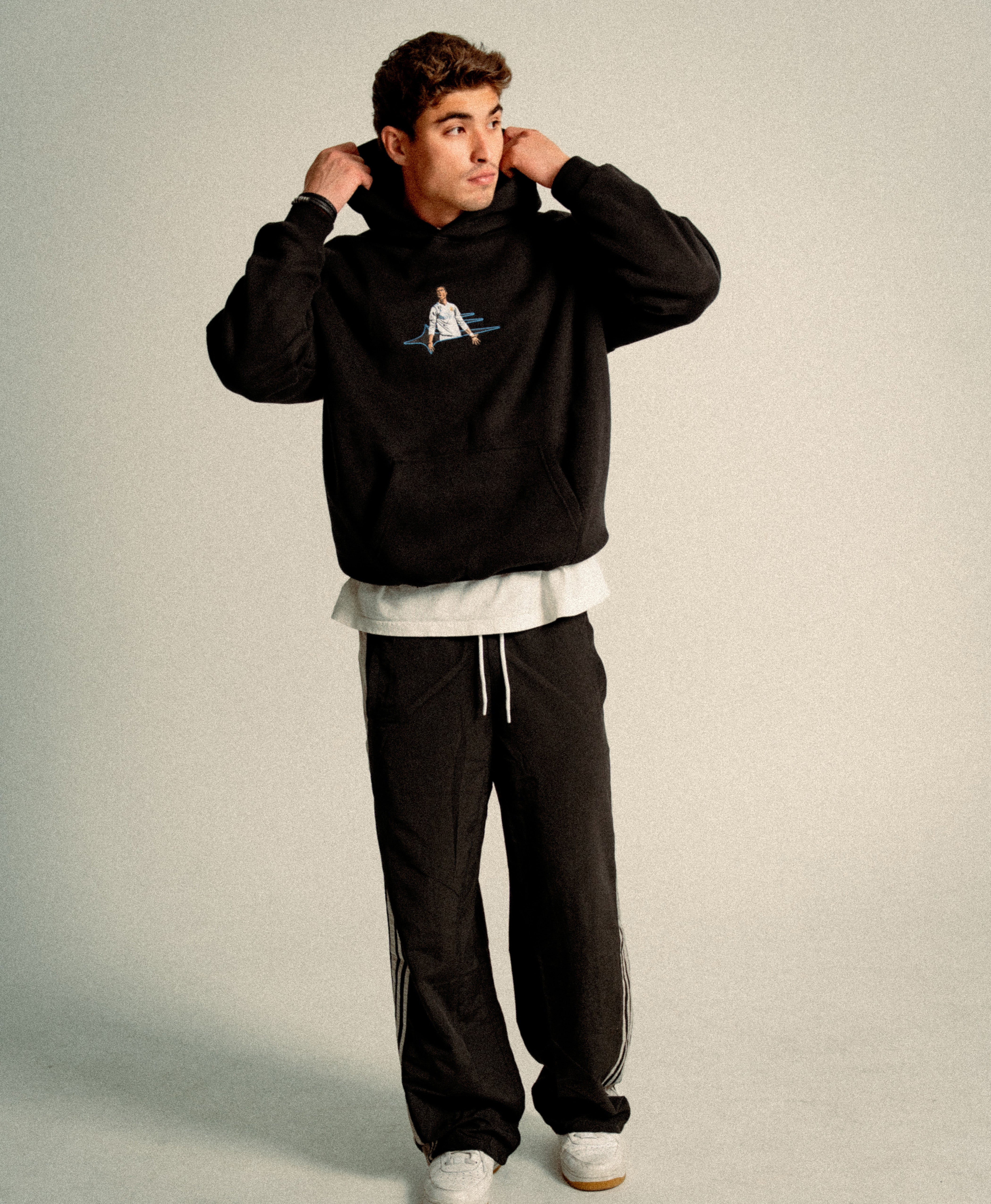 ATHENTIQ CR7 LOGO FLEECE HOODIE