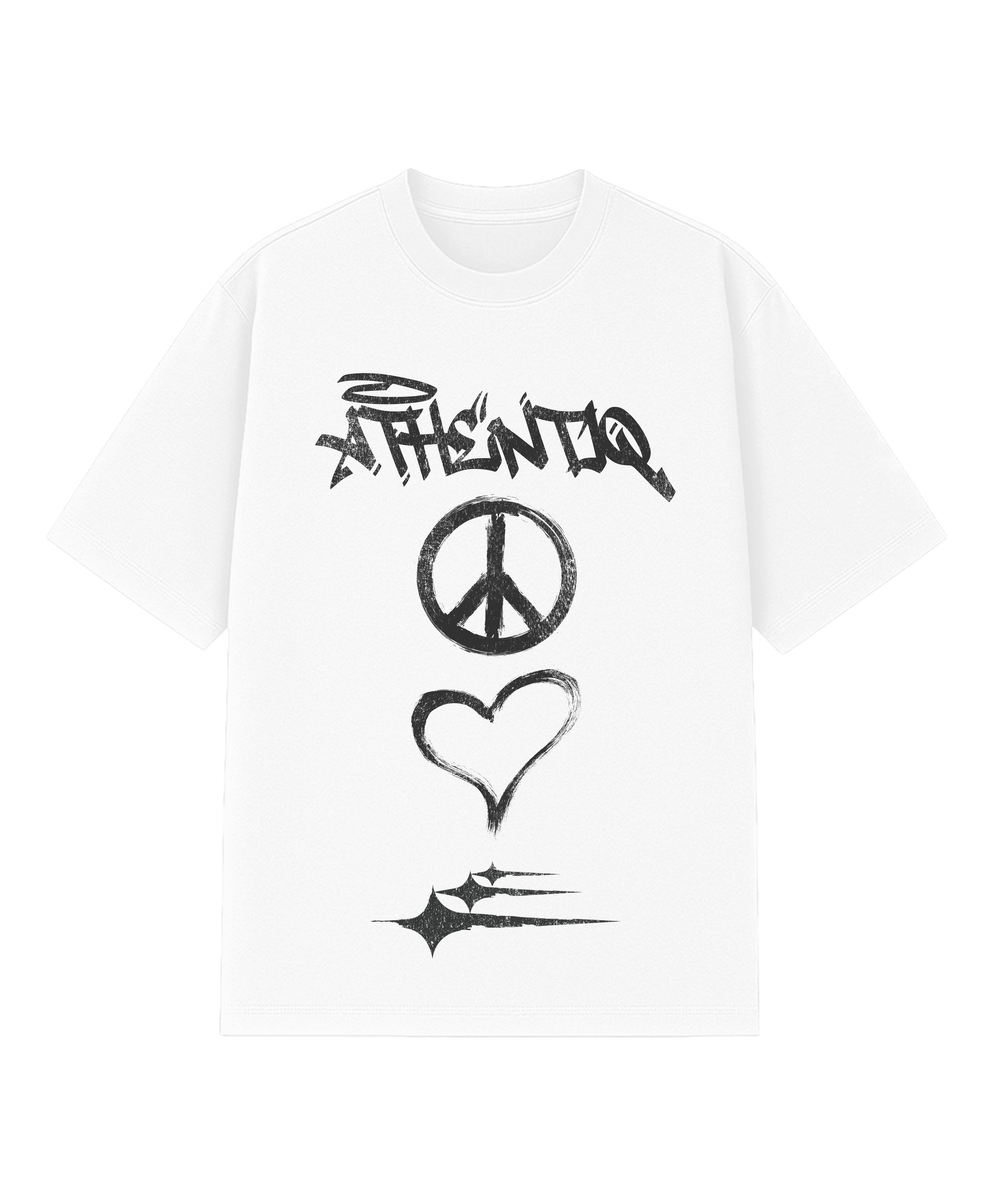 ATHENTIQ PEACE & LOVE TEE