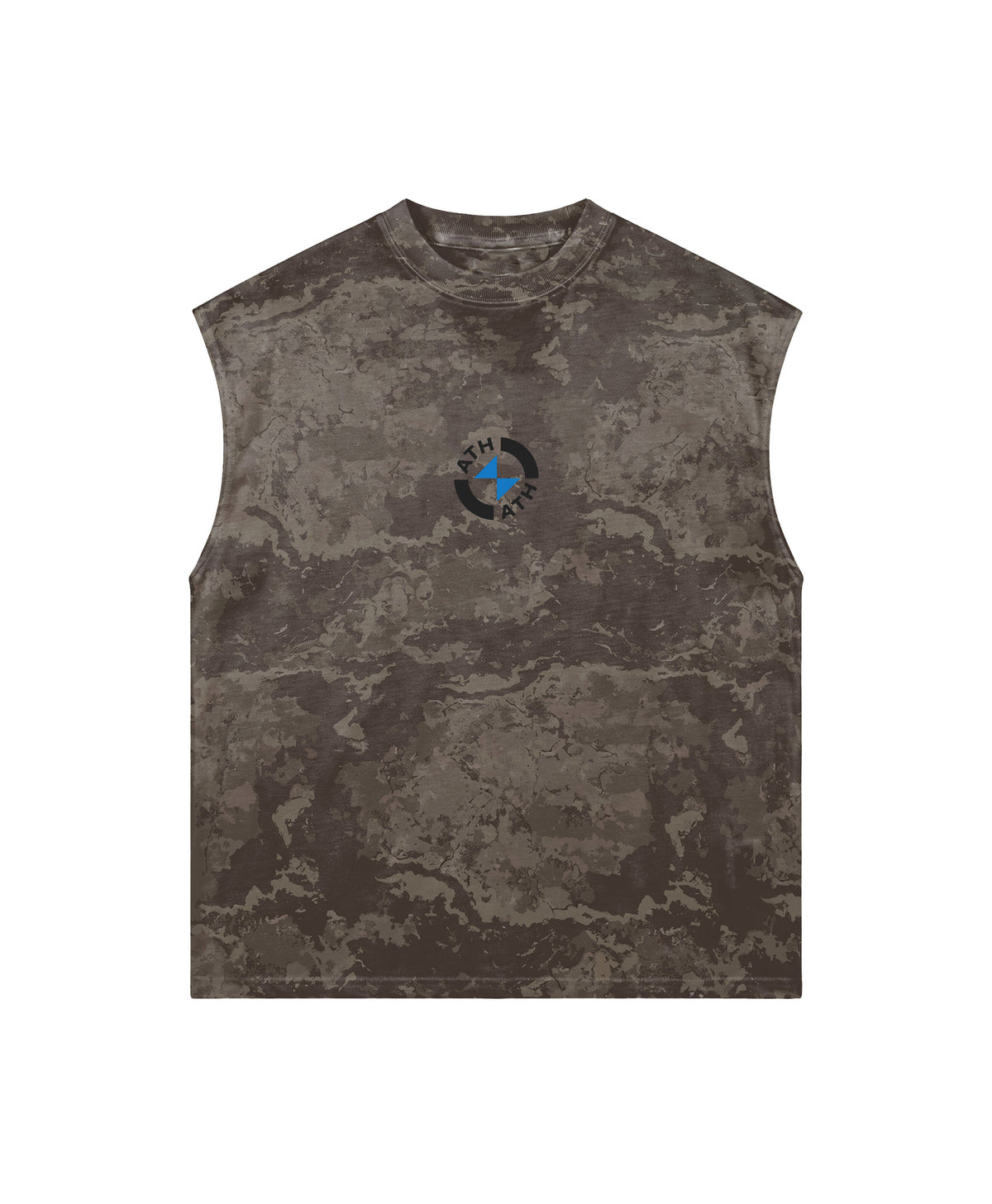 ATH TAUPE CAMO MUSCLE TEE