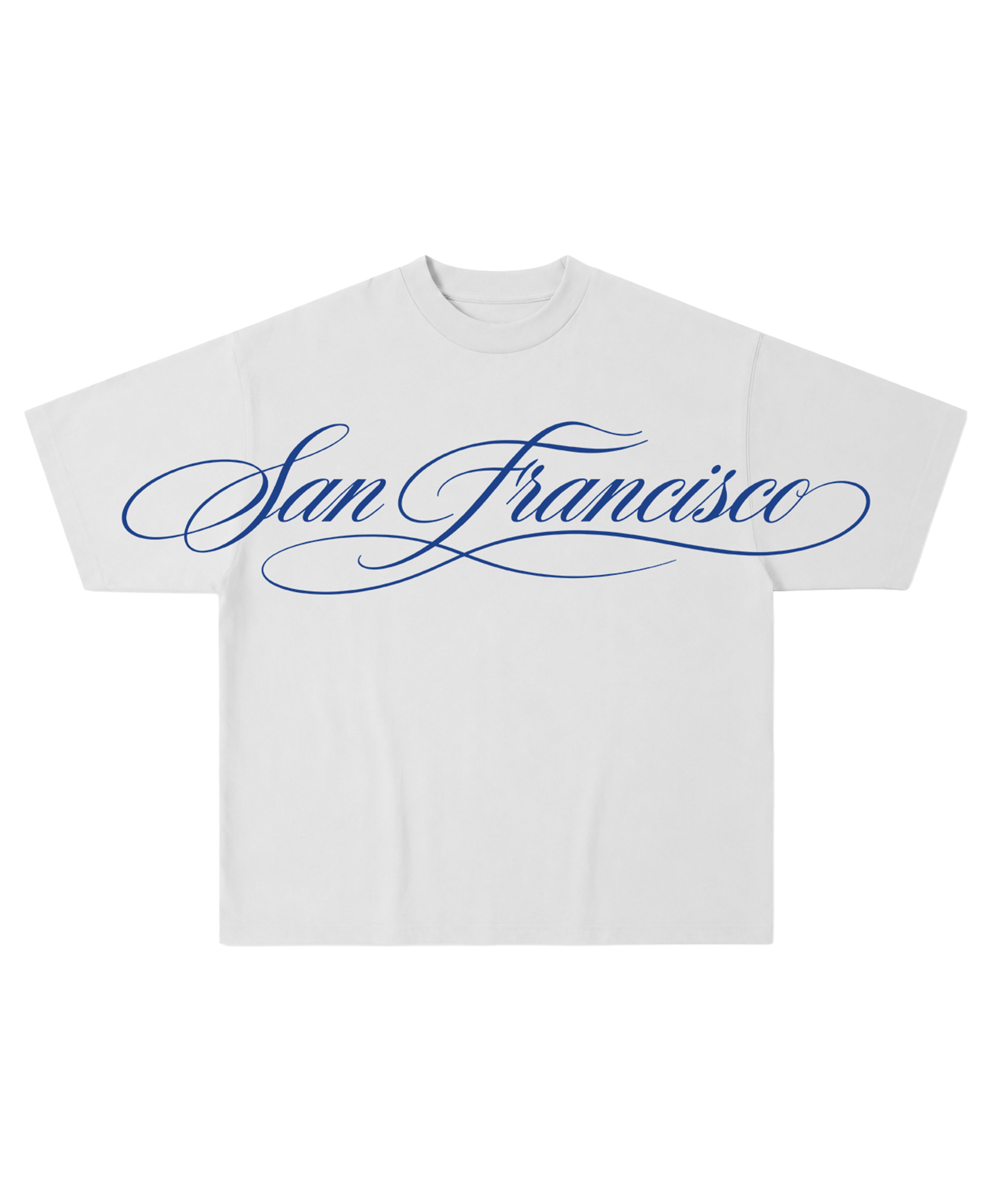 SAN FRANCISCO MANUSCRIPT FADED TEE